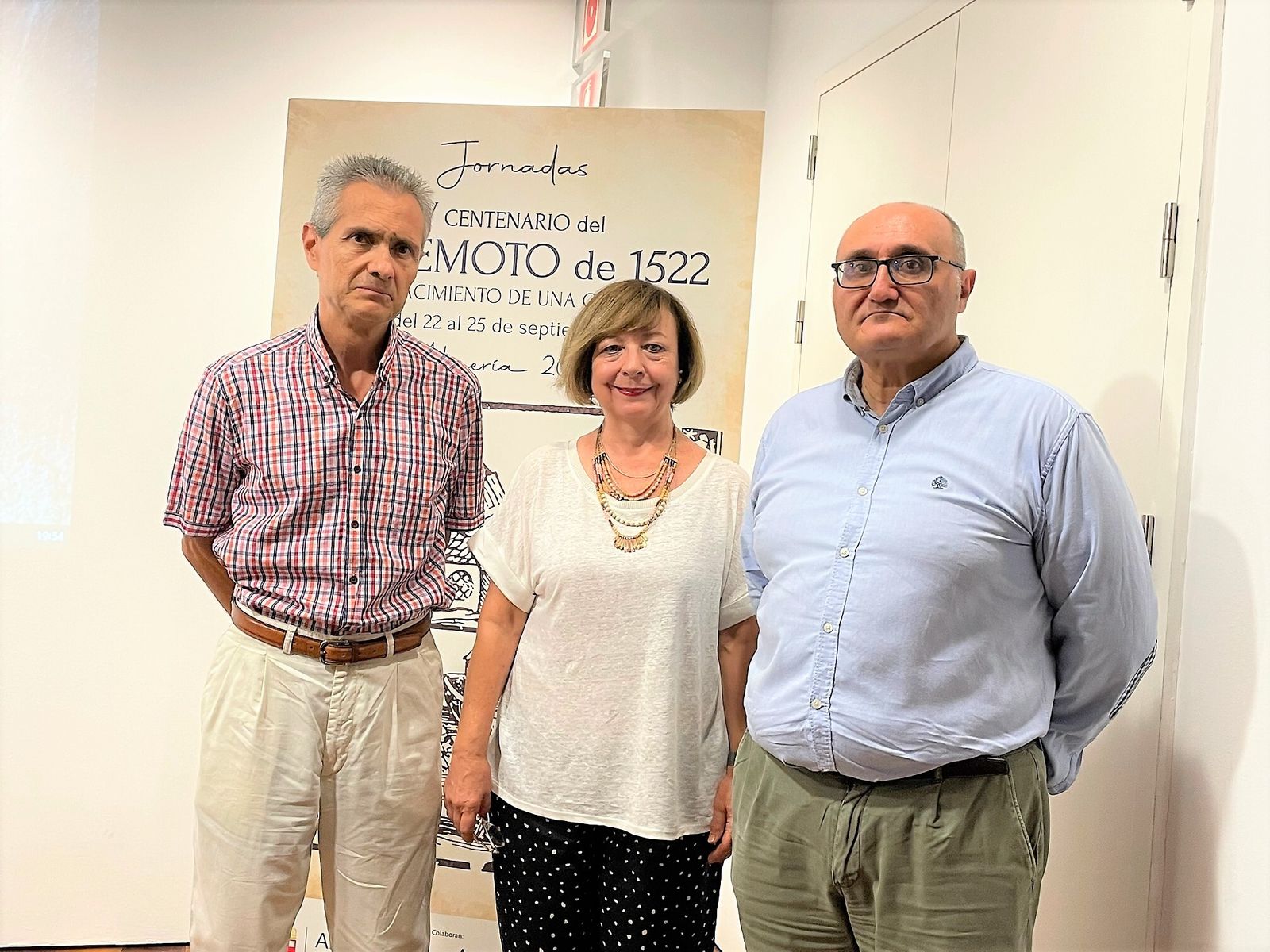 José Miguel Alonso, María Teresa Pérez y Valeriano Sánchez Ramos.