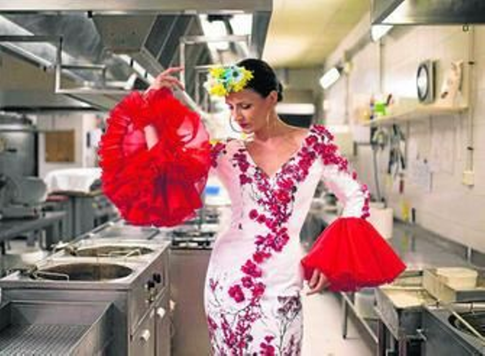 Imagen de los diseños de moda realizados para la colección de moda flamenca.