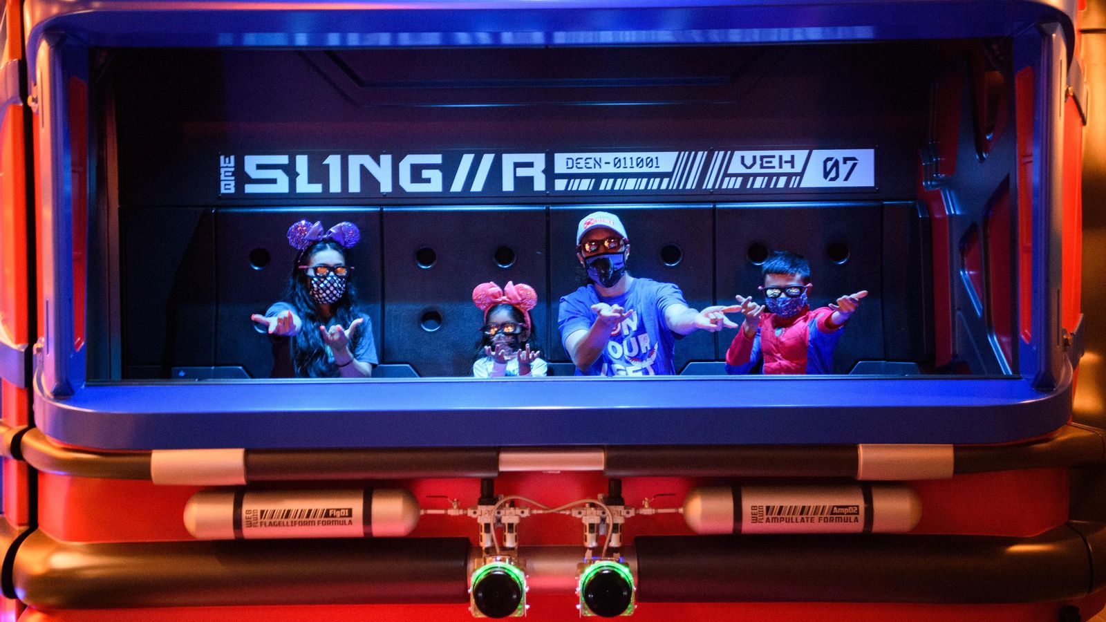 Nueva atracción 'Spiderman W.E.B. Adventure '.