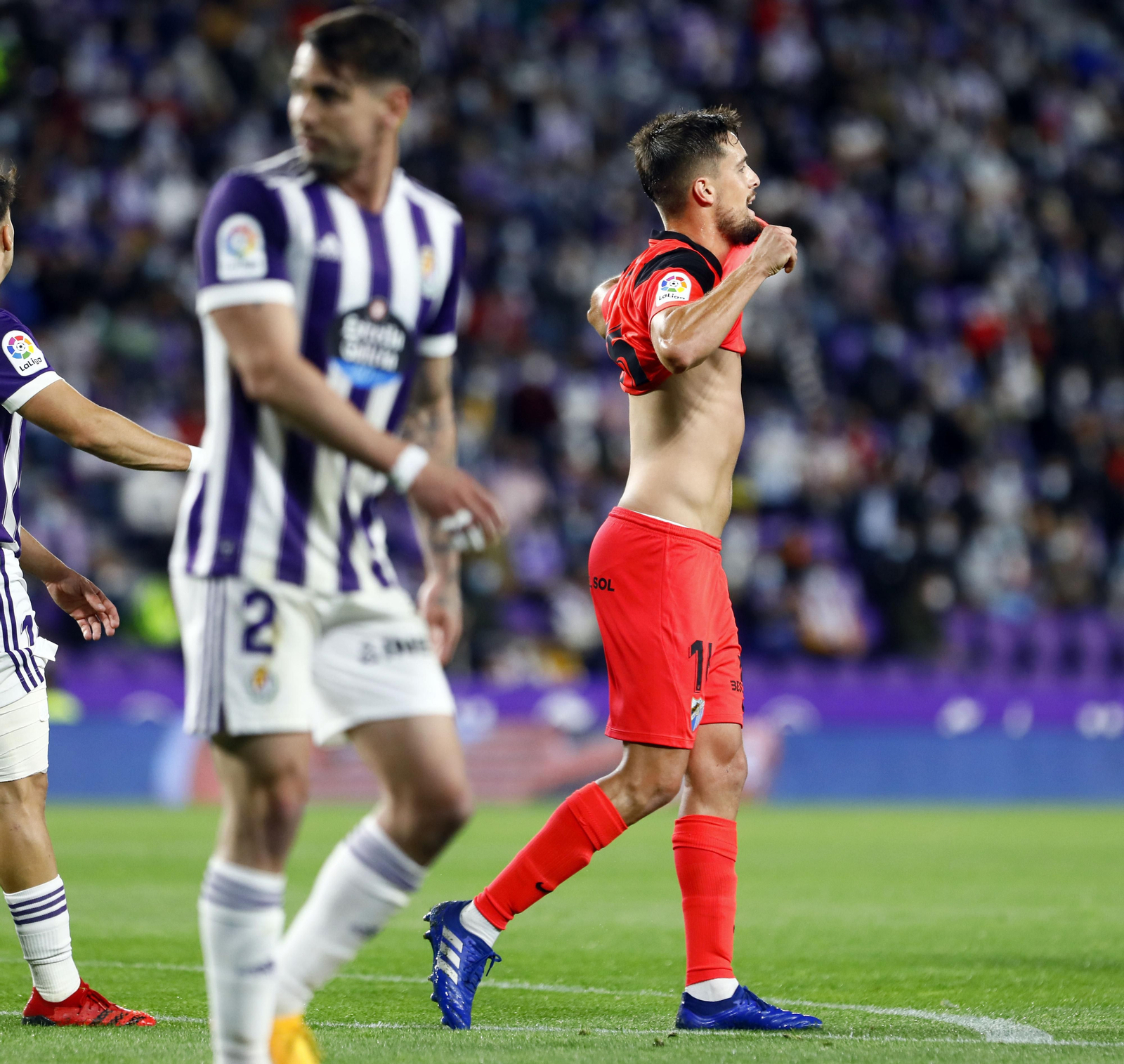 El Real Valladolid - Málaga CF, en fotos