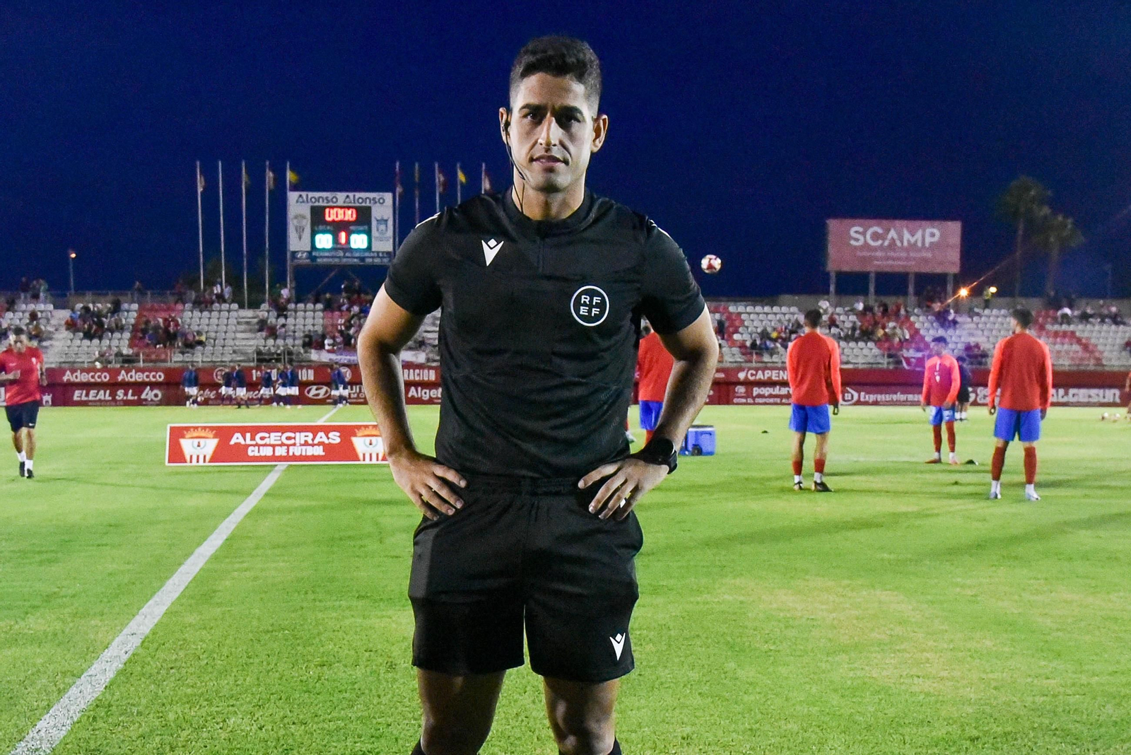 José Antonio Palomares, árbitro del Betis Deportivo-Recre.