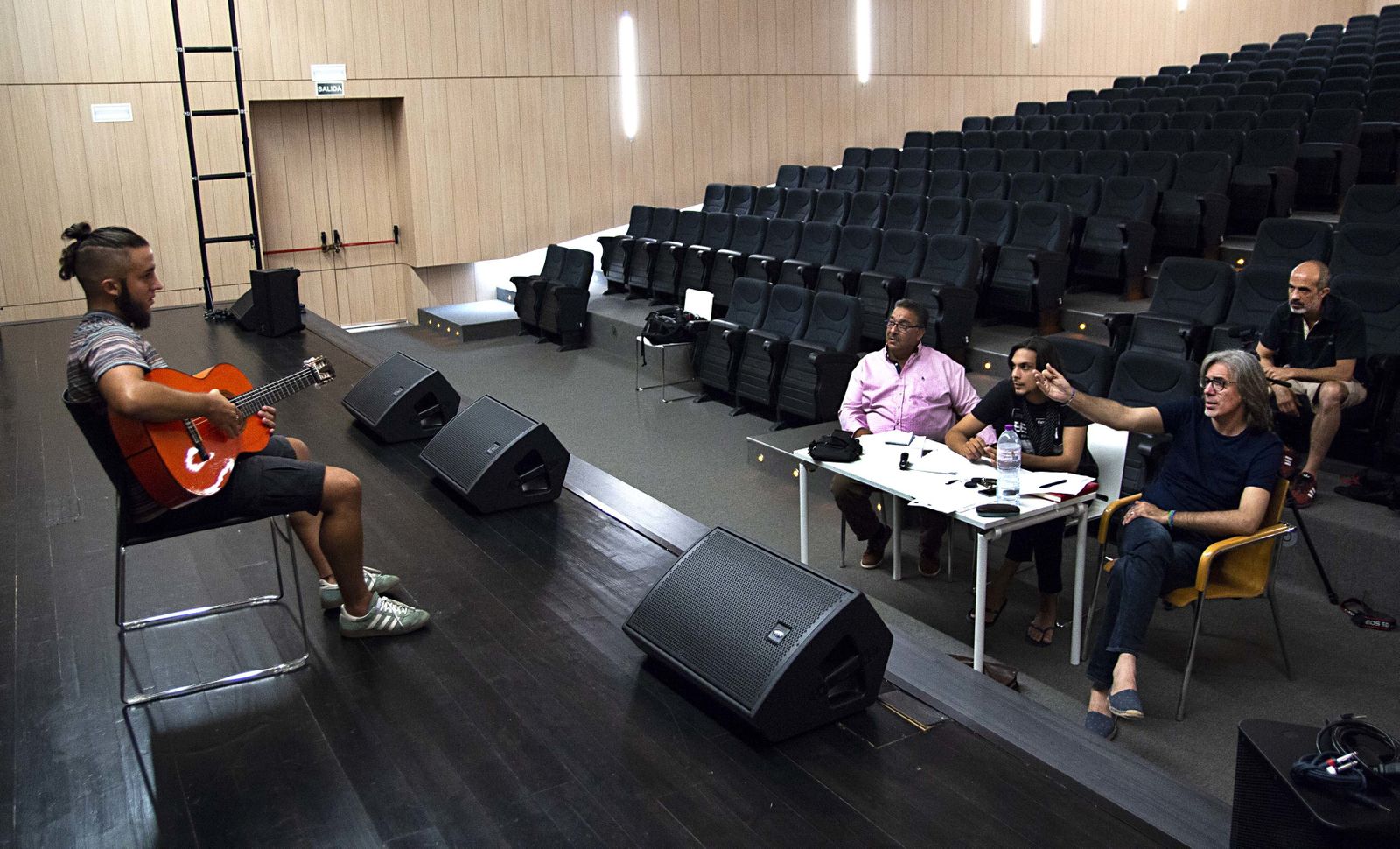 'Casting' de guitarra en la Factoría Cultural del proyecto '3.000 Descencias'