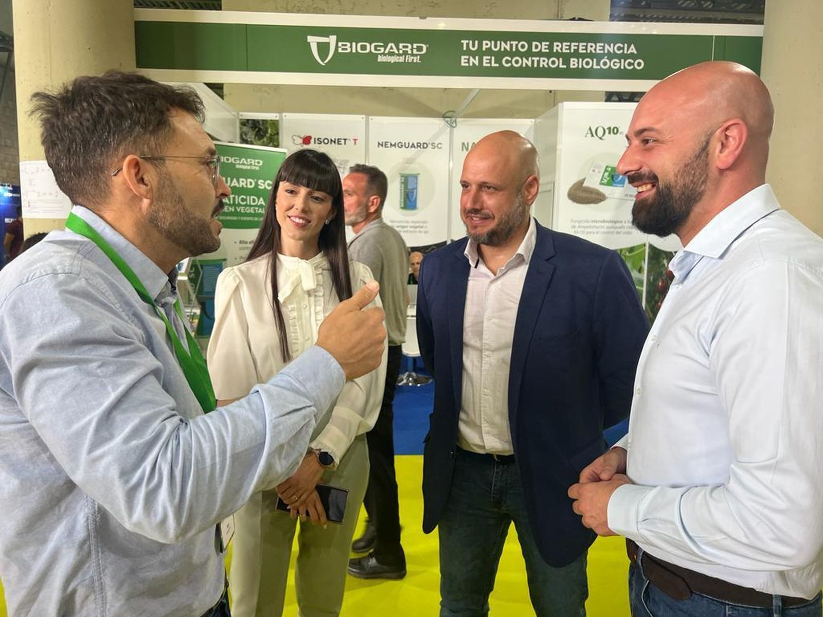 Visita de los representantes de VOX a Infoagro Exhibition