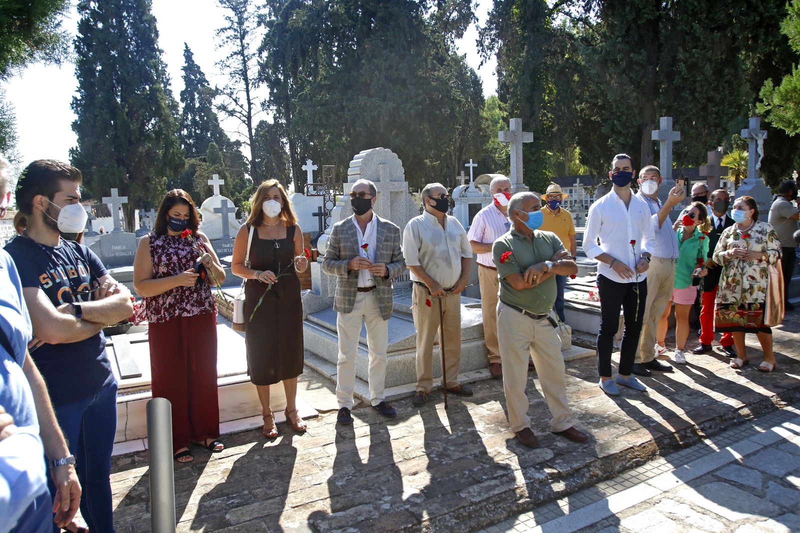 Las fotos de la ofrenda floral a Manolete