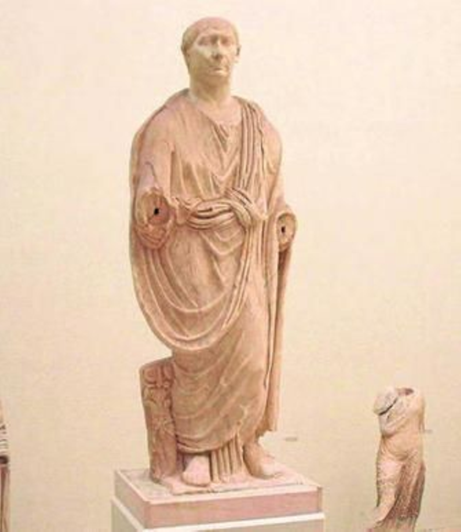 Efigie de Trajano hallada en un yacimiento andaluz.