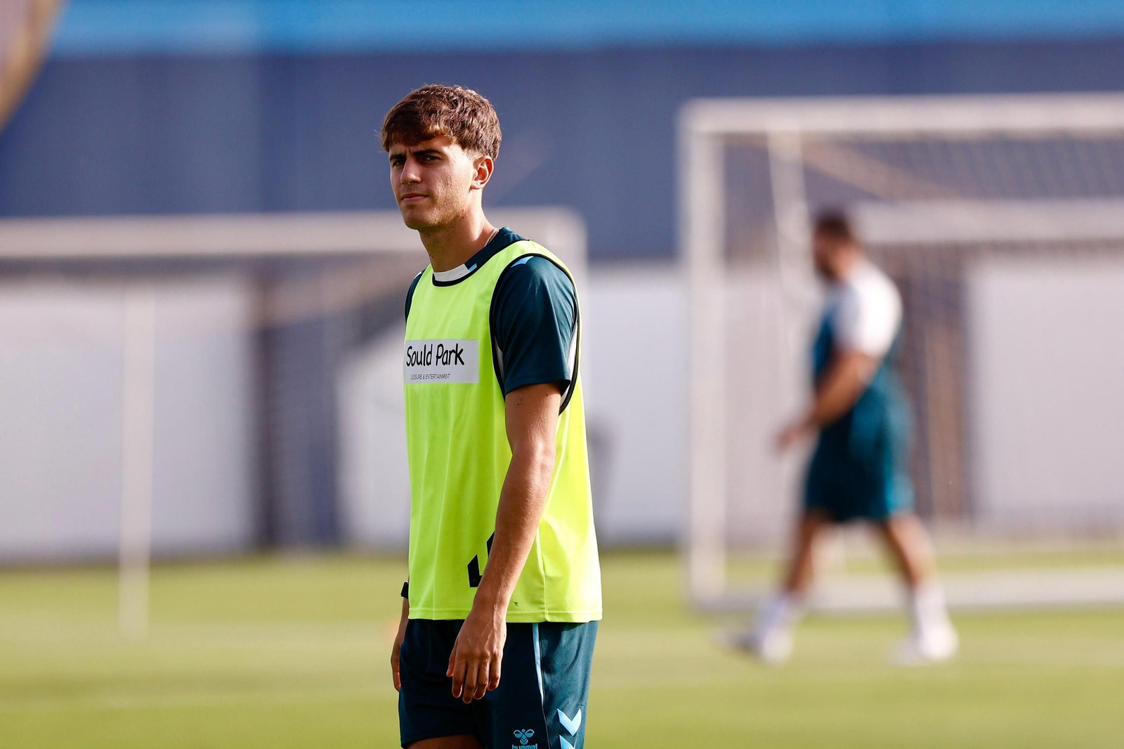 Haitam Abaida, "el mejor fichaje del Málaga", se entrena con el grupo