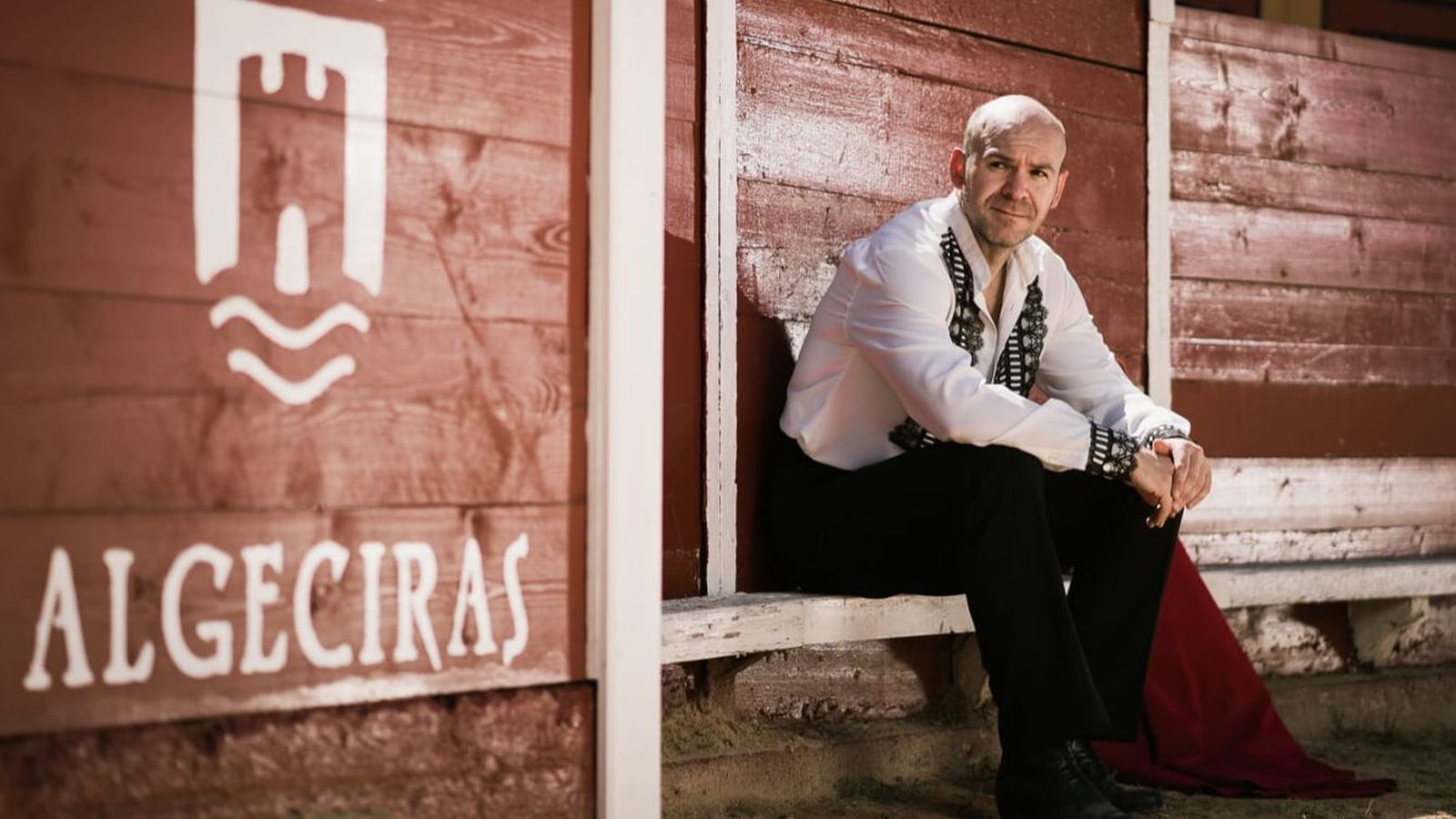 David Lozano en el ruedo de la plaza de toros Las Palomas