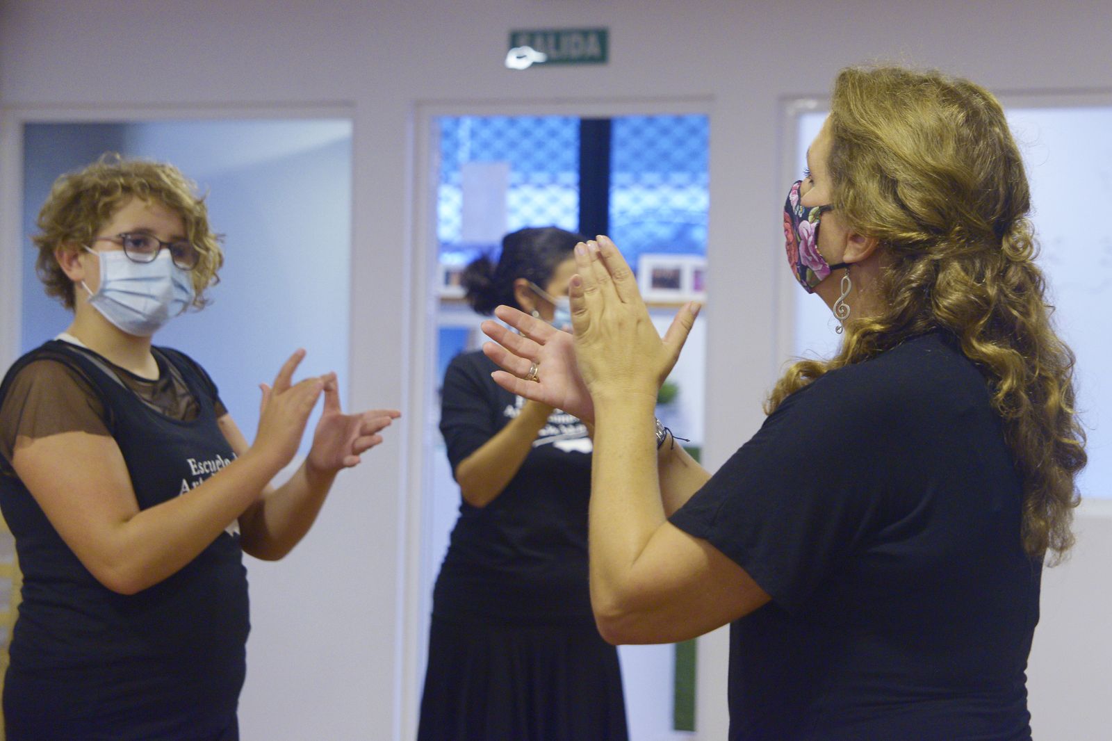 Fotos  de la academia de flamenco de Monika Bellido