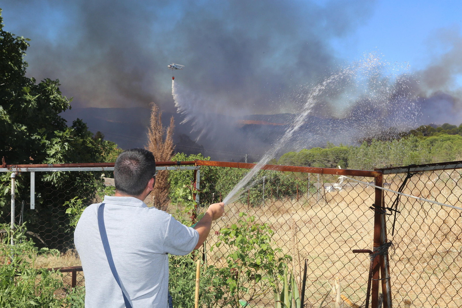 El incendio de Riotinto en imágenes