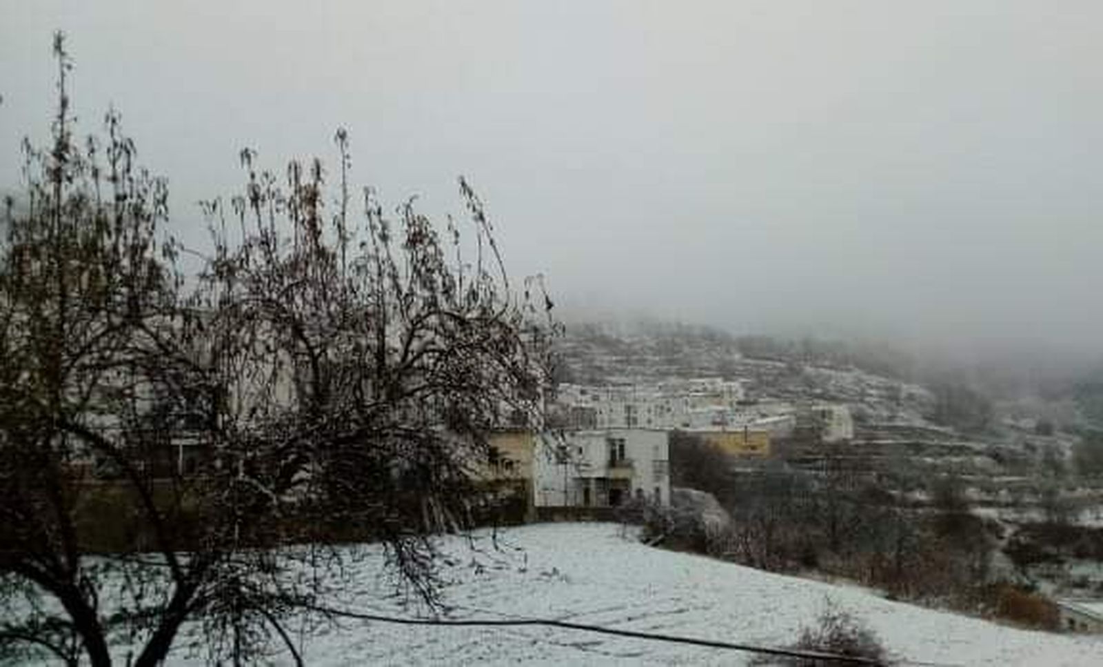 Primera gran nevada en Almería