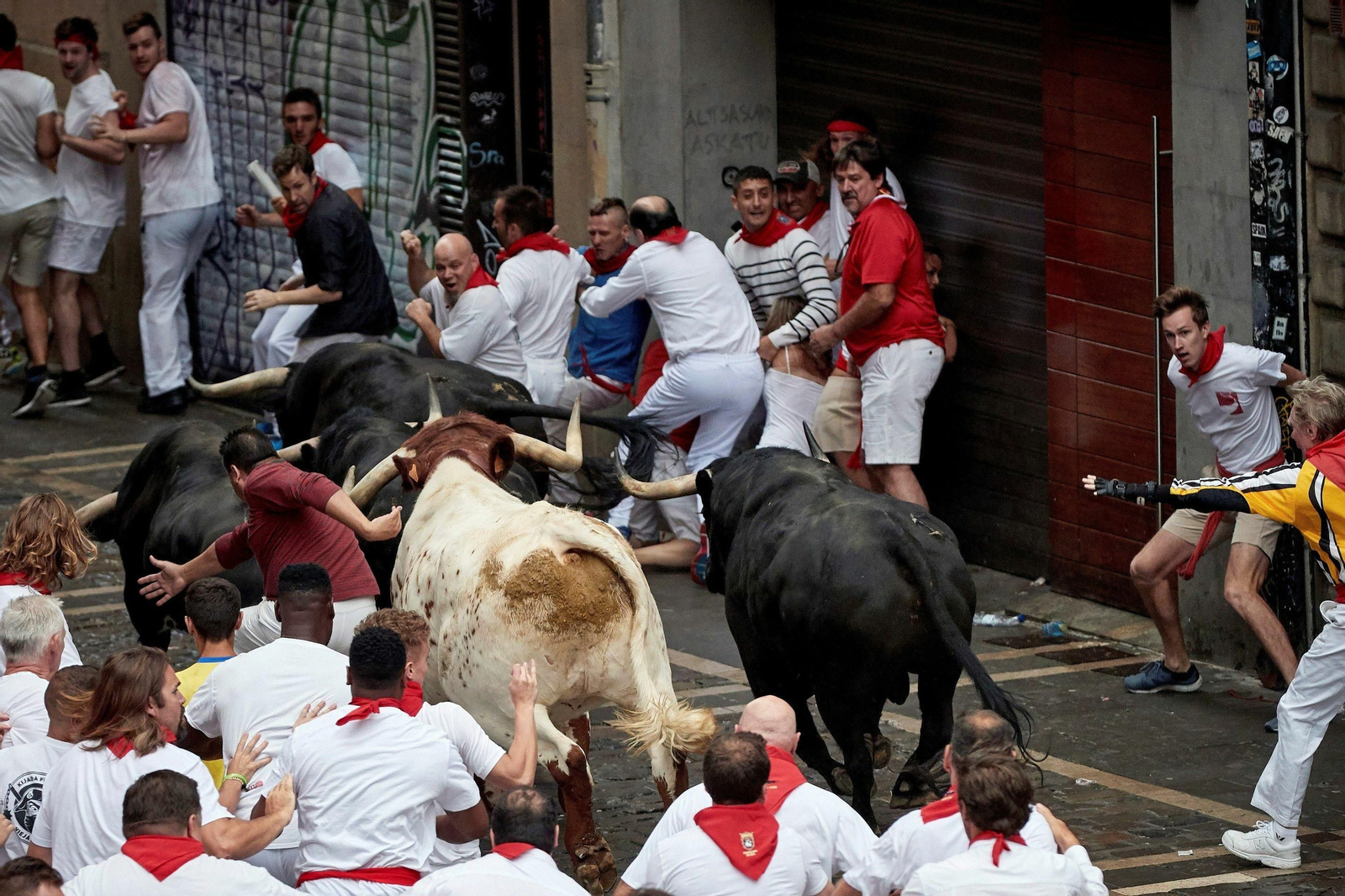 Primer encierro de los sanfermines 2019