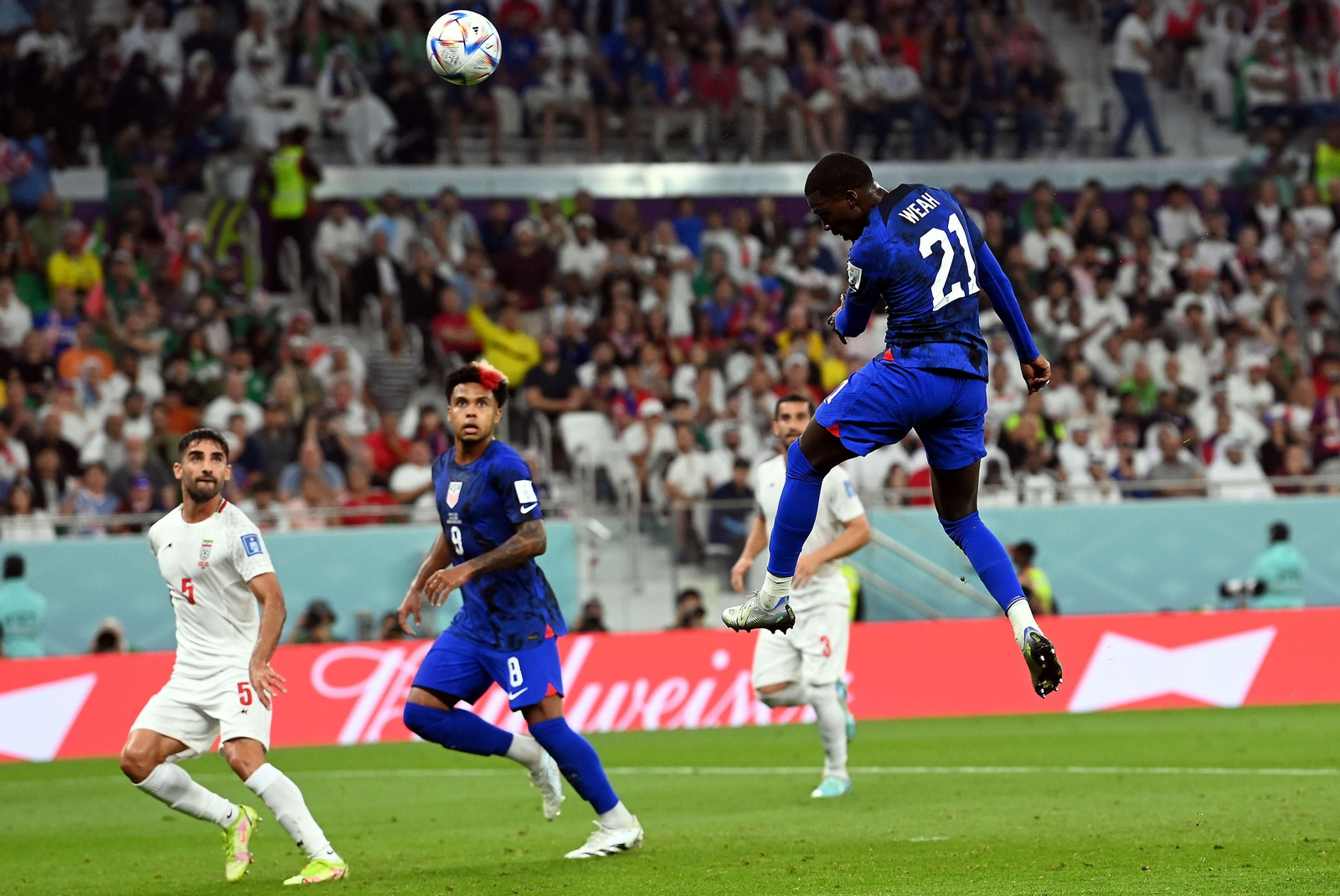 Las imágenes del Irán - Estados Unidos del Mundial de Qatar