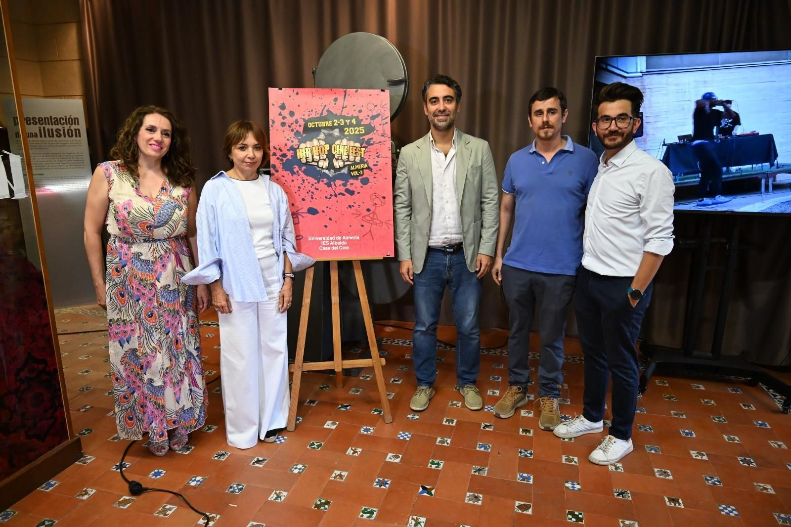 Inmaculada López, María del Mar Ruiz, Joaquín Pérez de la Blanca, Gabriel Alejandro Villegas y Carlos Vives.