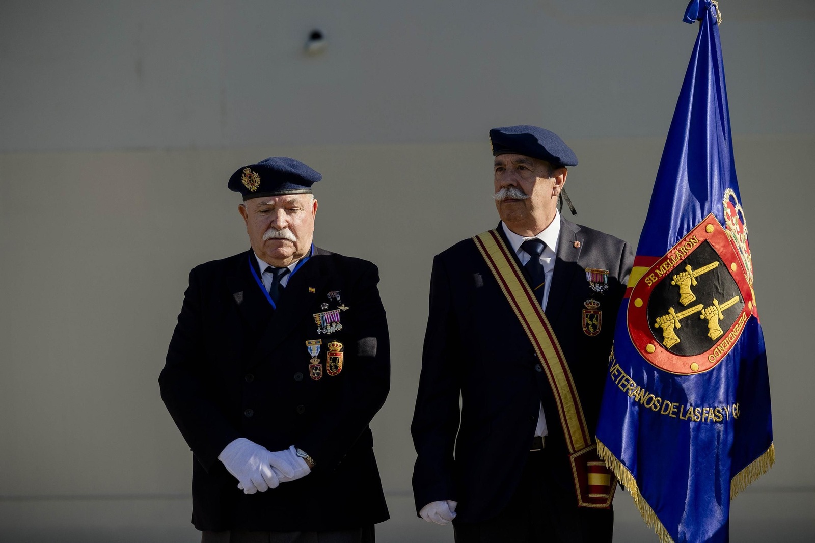 Las imágenes del día del veterano de las Fuerzas Armadas y Guardia Civil en Cádiz.