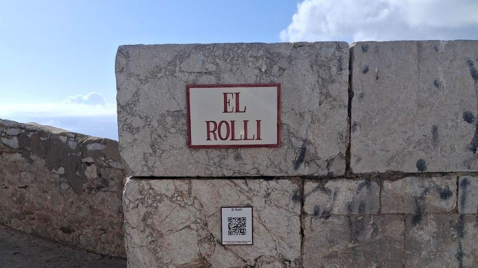 La calle El Rolli de Gibraltar.