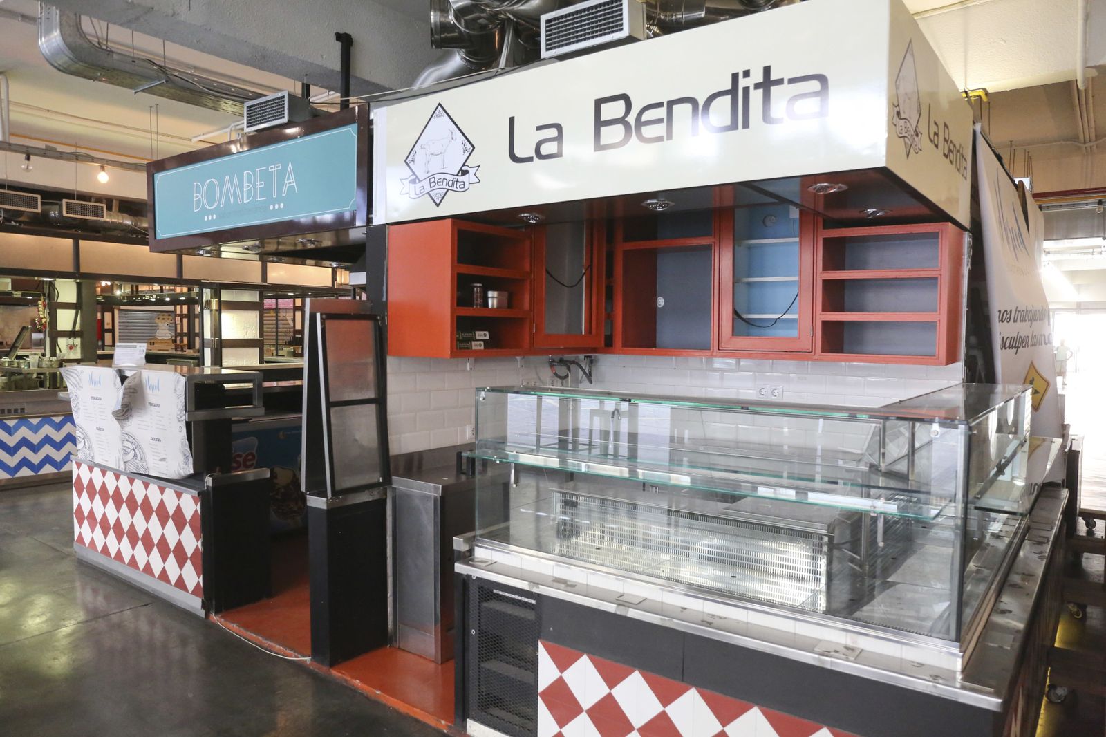 Mercado de la Merced de Málaga sin actividad