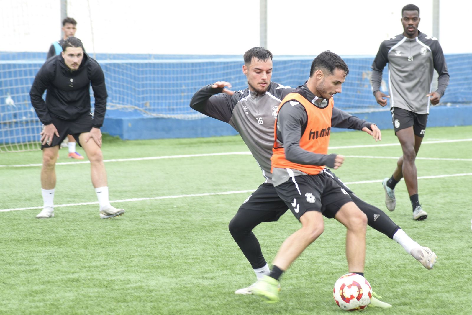 Las fotos del primer entrenamiento de Ángel Mancheño con la Balona