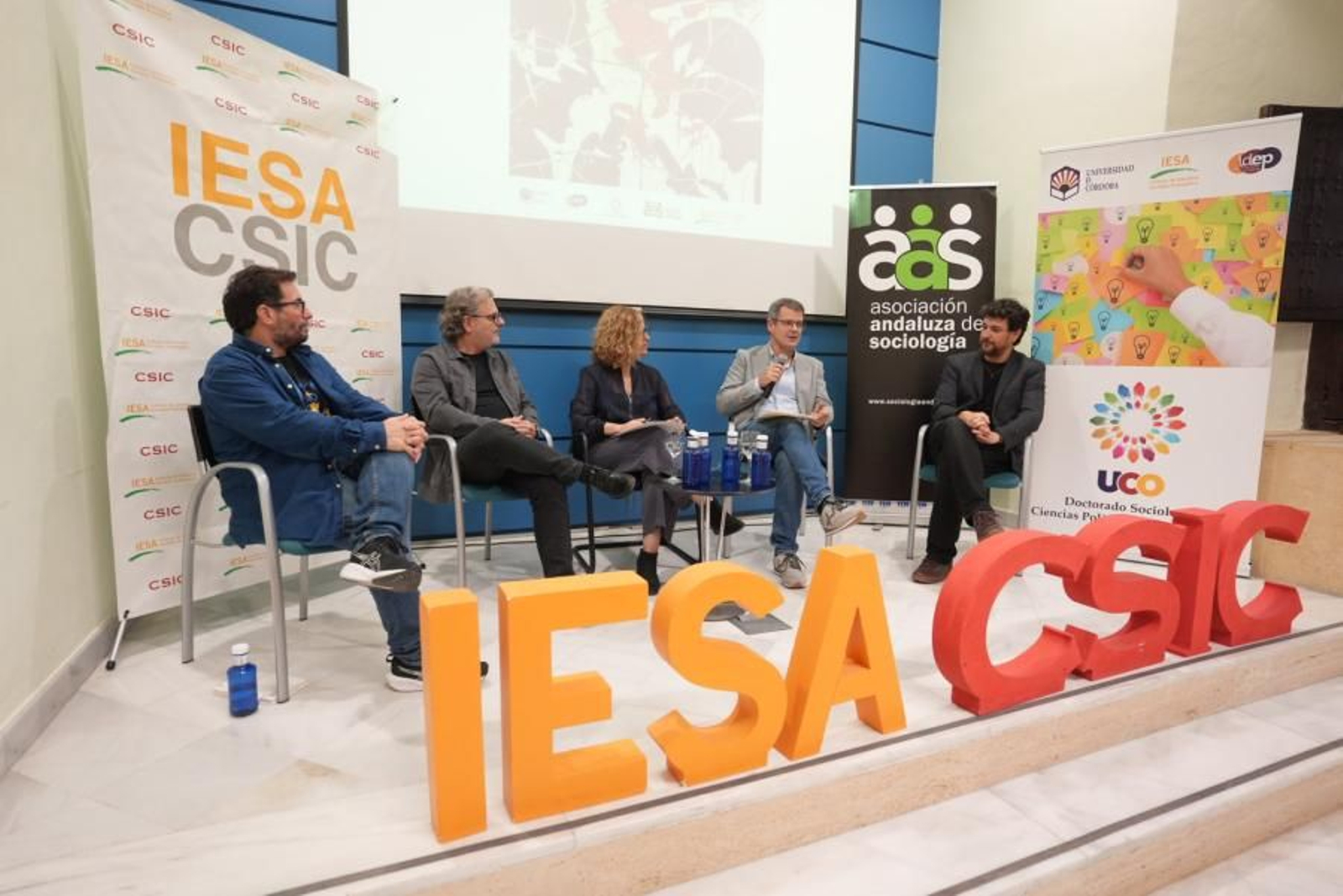 David Moscoso, Rafael Serrano, Marta Jiménez, Sergio Castro e Ignacio Alcaide David Moscoso, Rafael Serrano, Marta Jiménez, Sergio Castro e Ignacio Alcaide