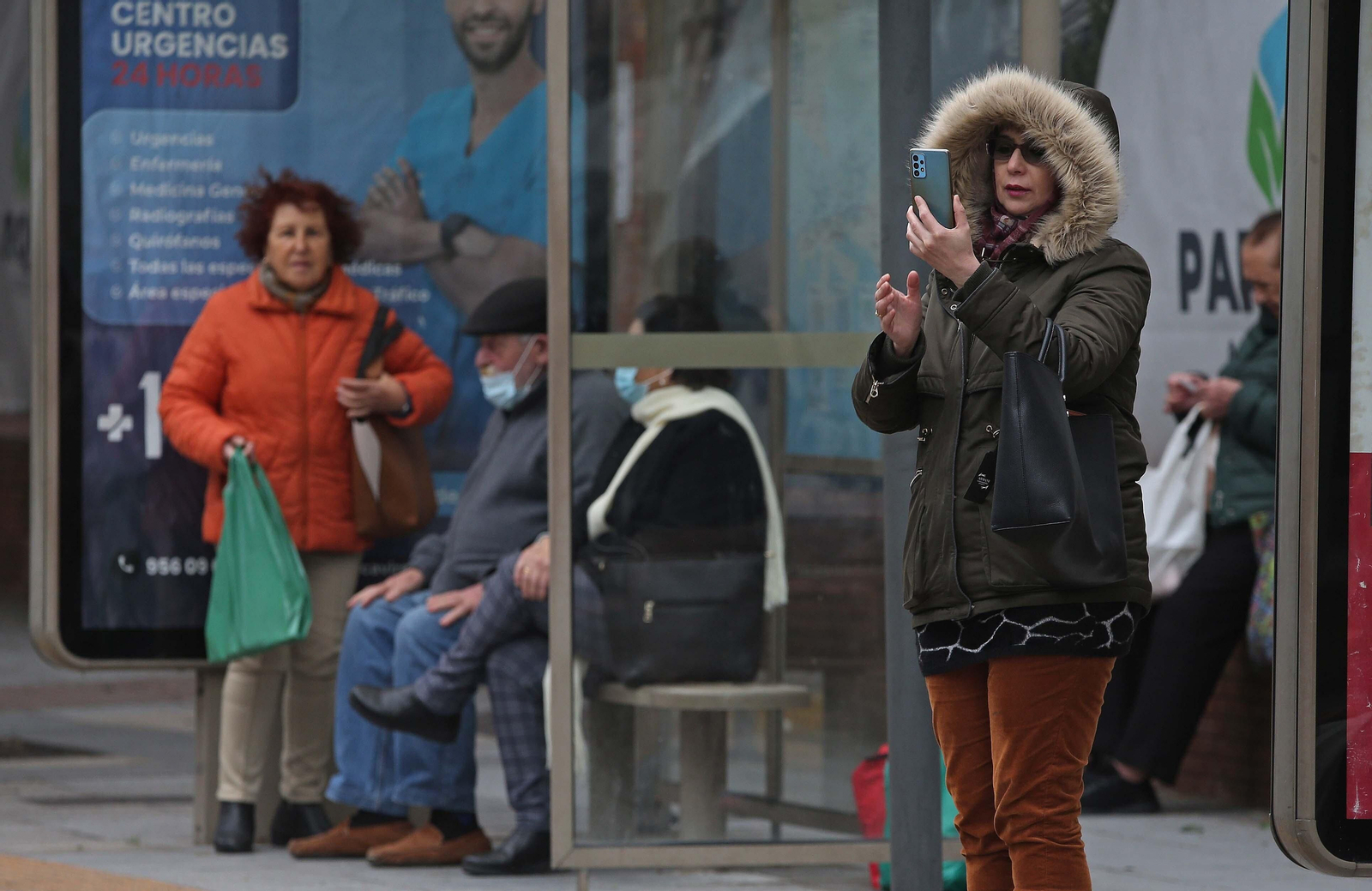 Fotos de los efectos del temporal de viento en Algeciras