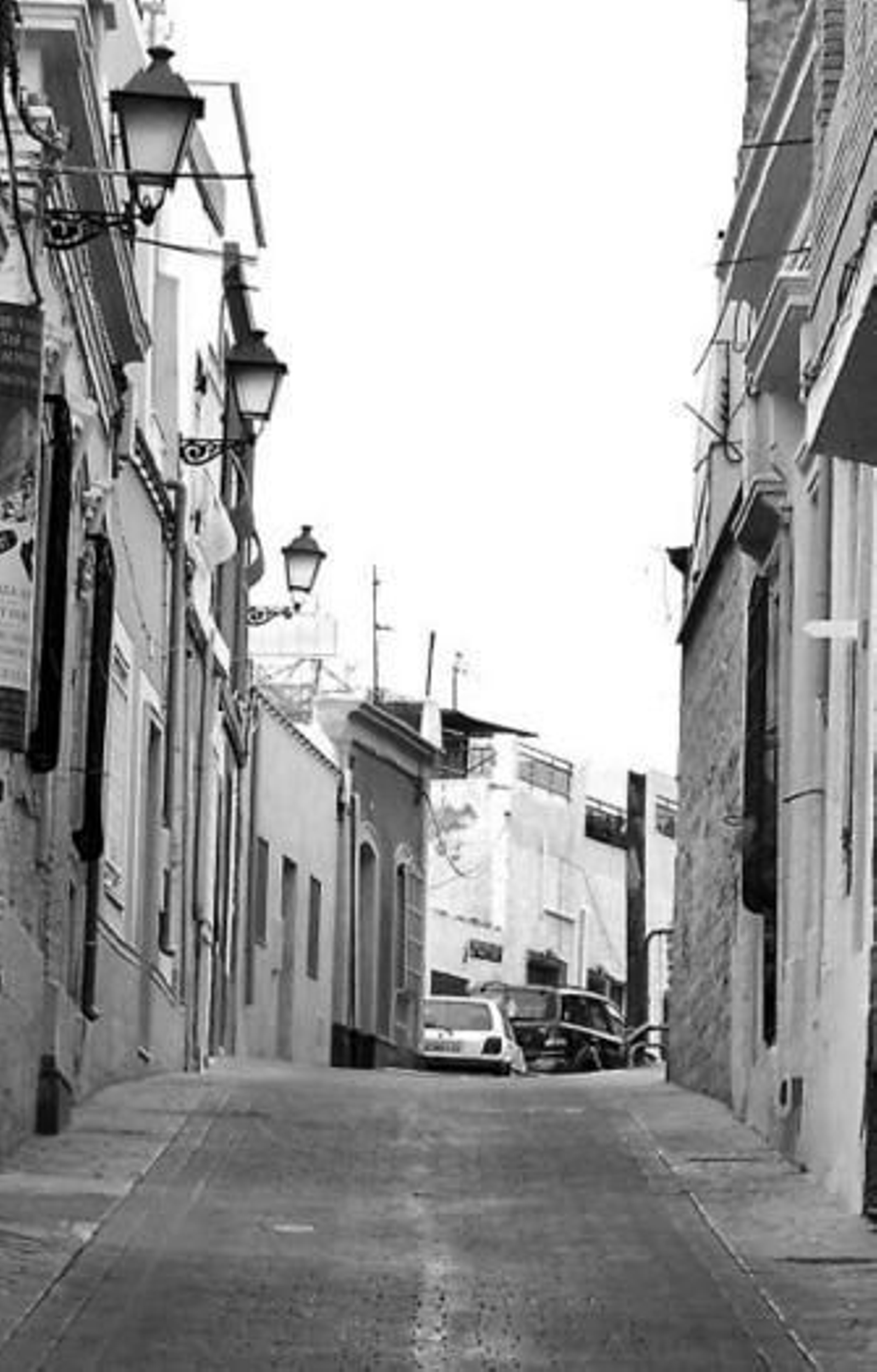 Calle Almanzor de Almería, lugar donde ocurrieron los sucesos.