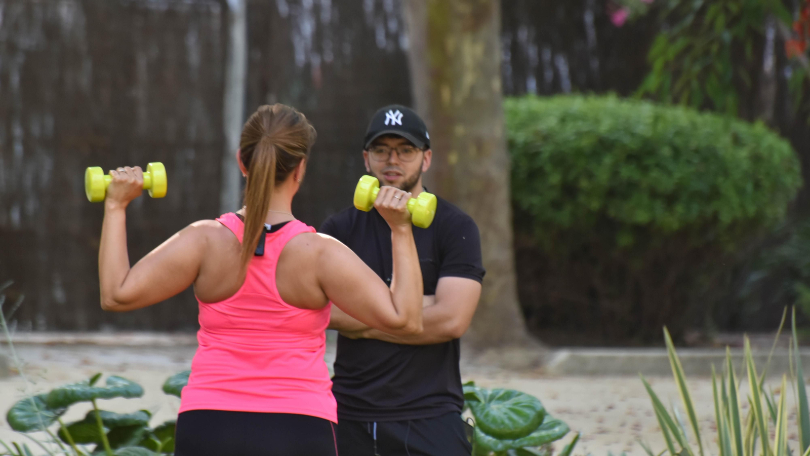 Fotos de  una tarde calurosa en Parque María Crisitina