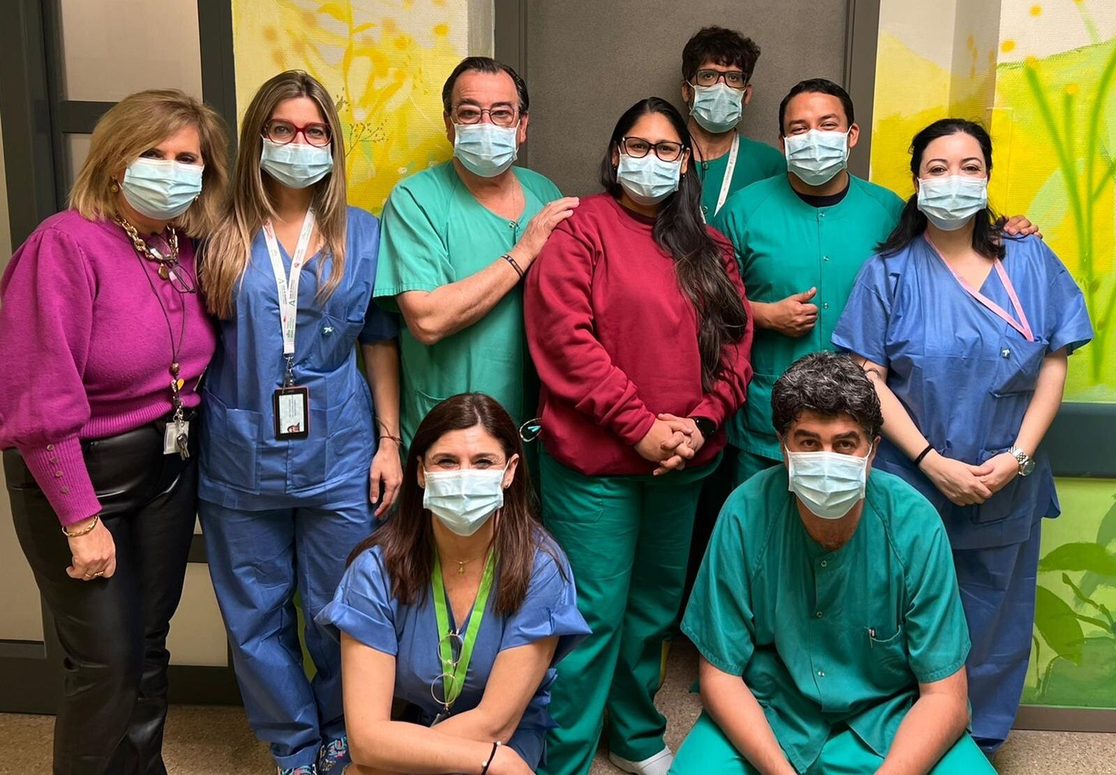 La coordinación de trasplantes del Reina Sofía y los profesionales del Máster Alianza.