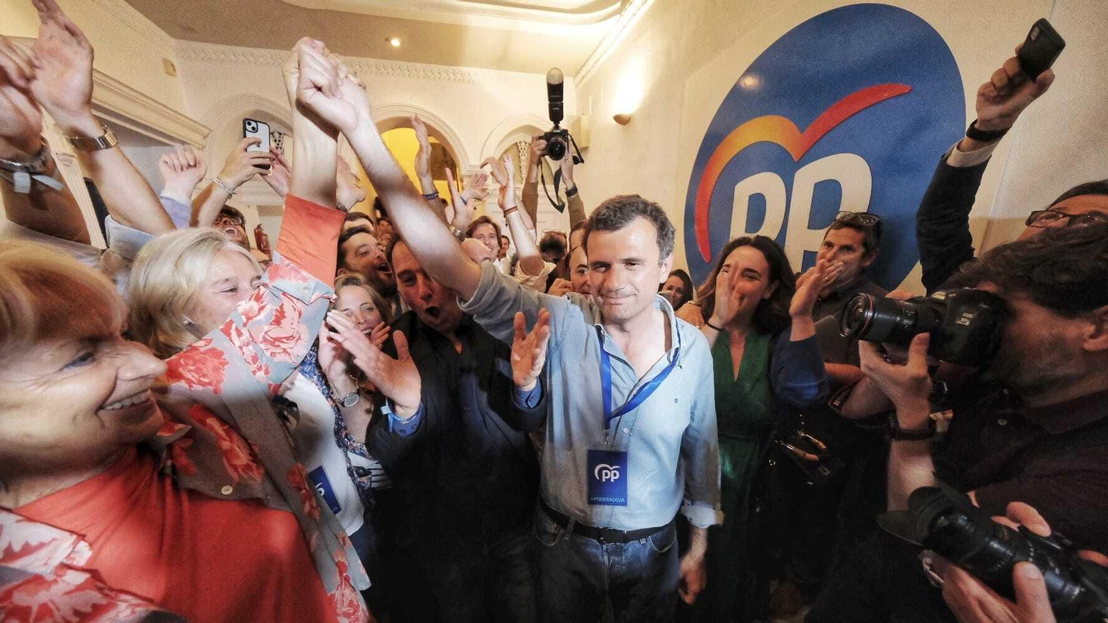 Todas las imágenes de la victoria del PP en Cádiz capital
