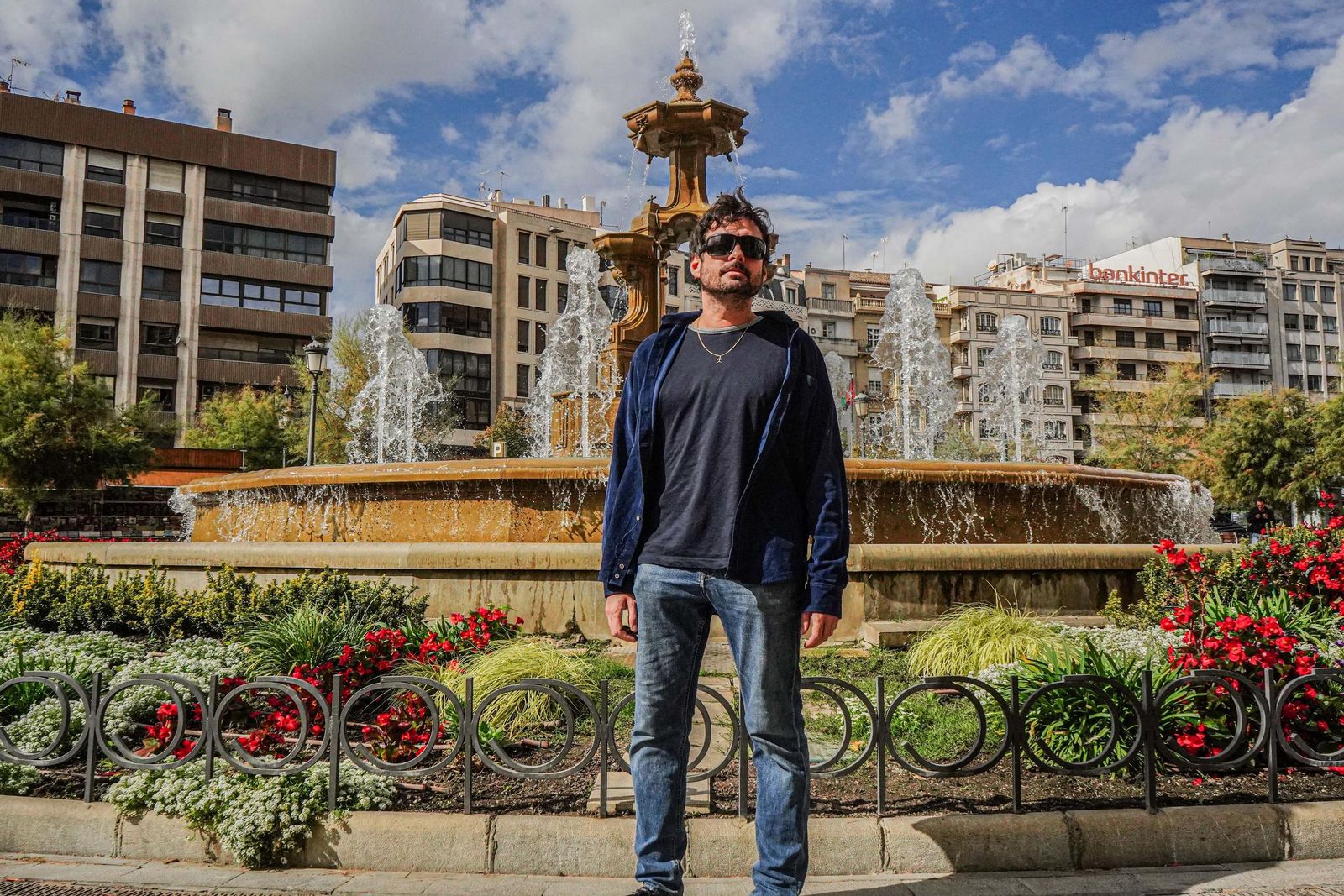 David Montañés esta semana en el centro de Granada.