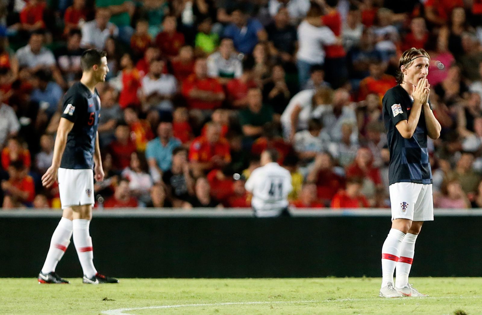 Las imágenes del España-Croacia