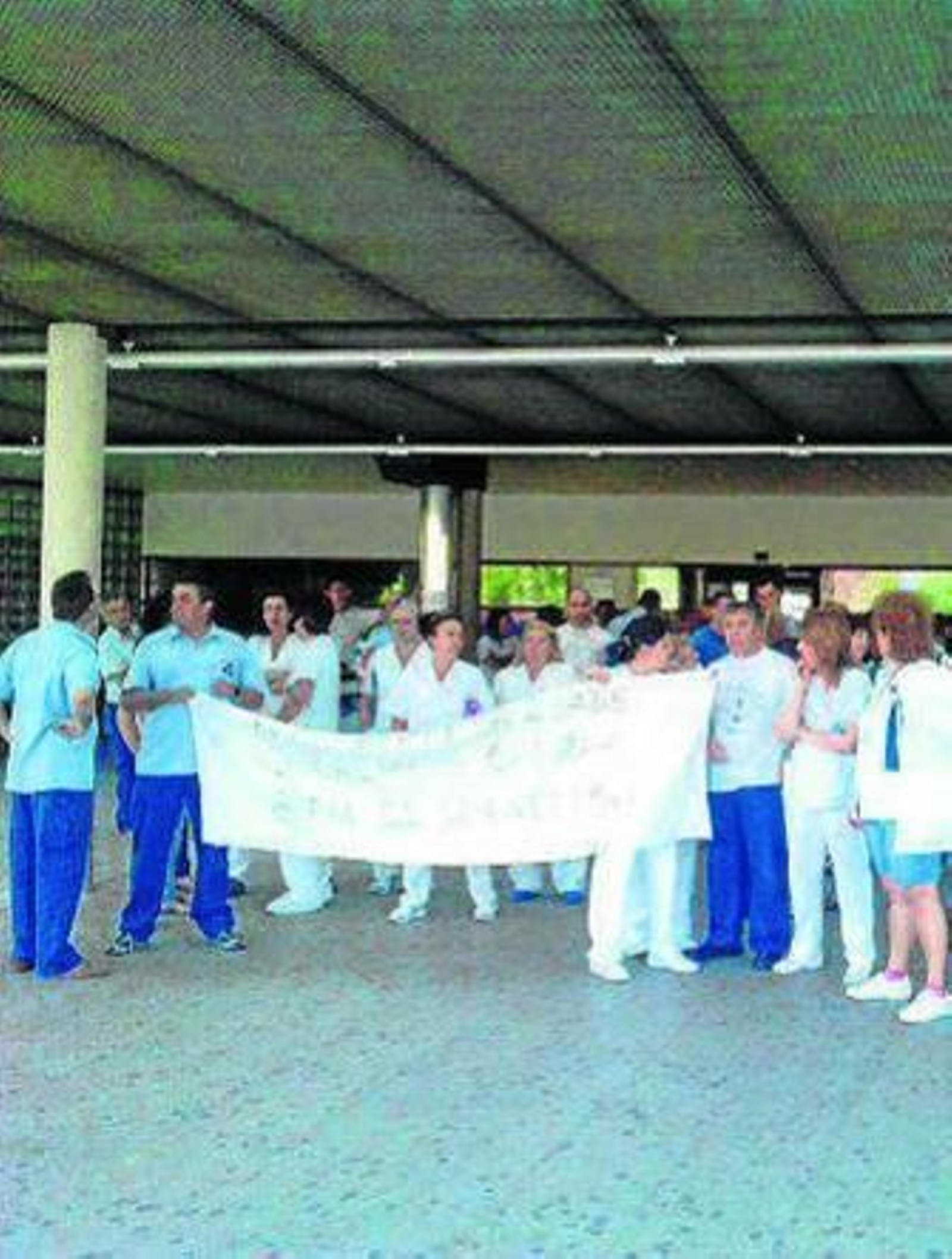 Protesta de los trabajadores.