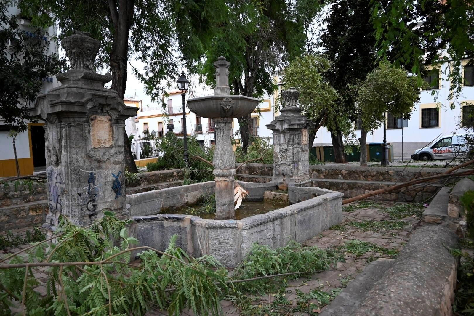 Los daños causados por la borrasca Bernard en Córdoba, en imágenes