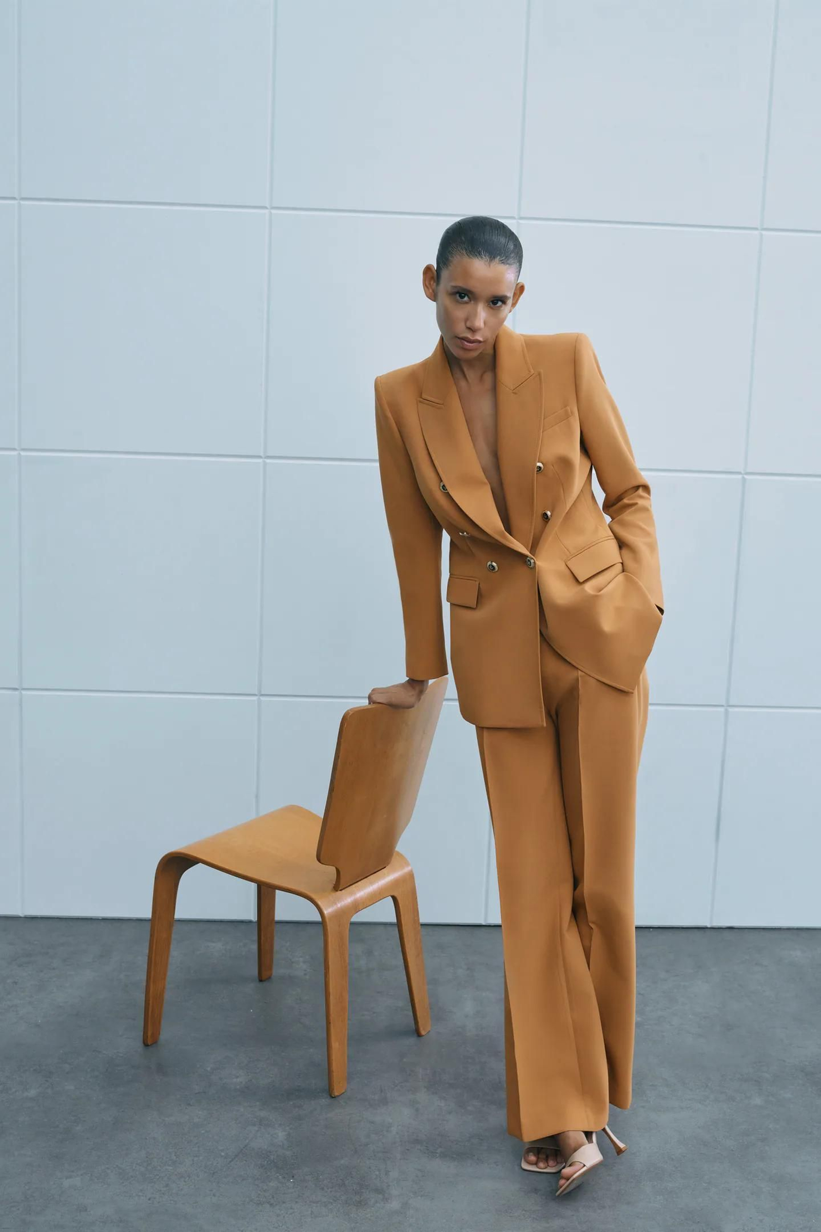 Traje de chaqueta de Zara.
