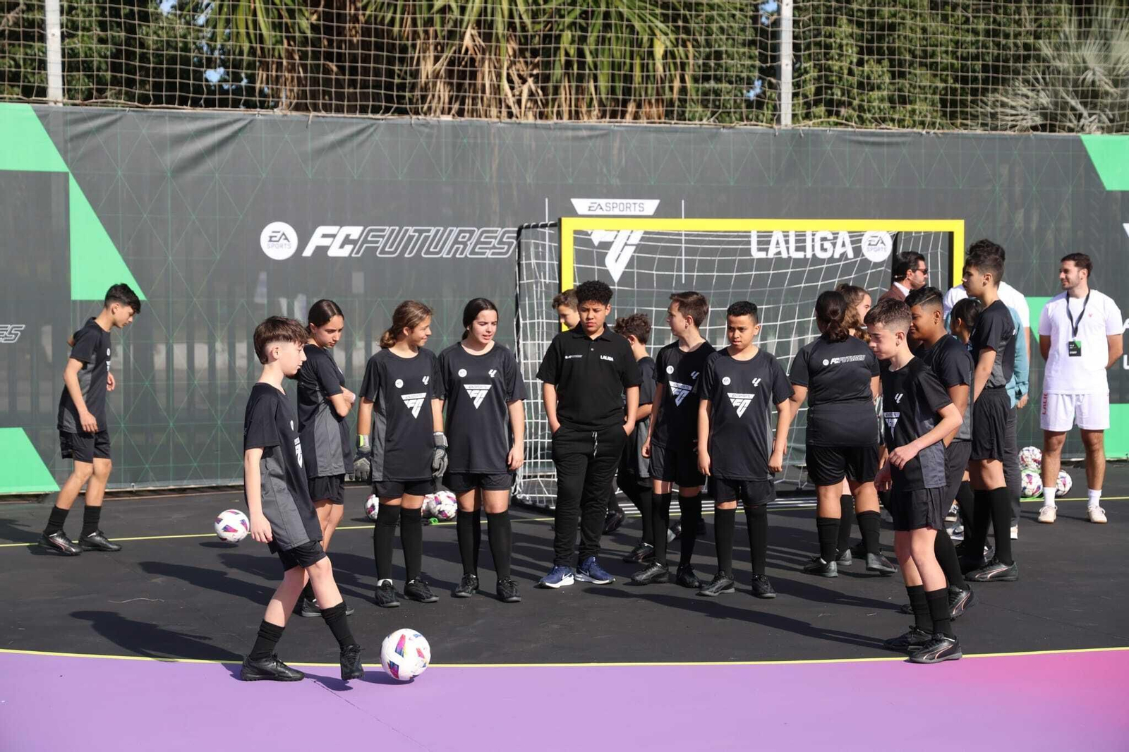 EA Sports y LaLiga lanzan una pista futurista en La Luz