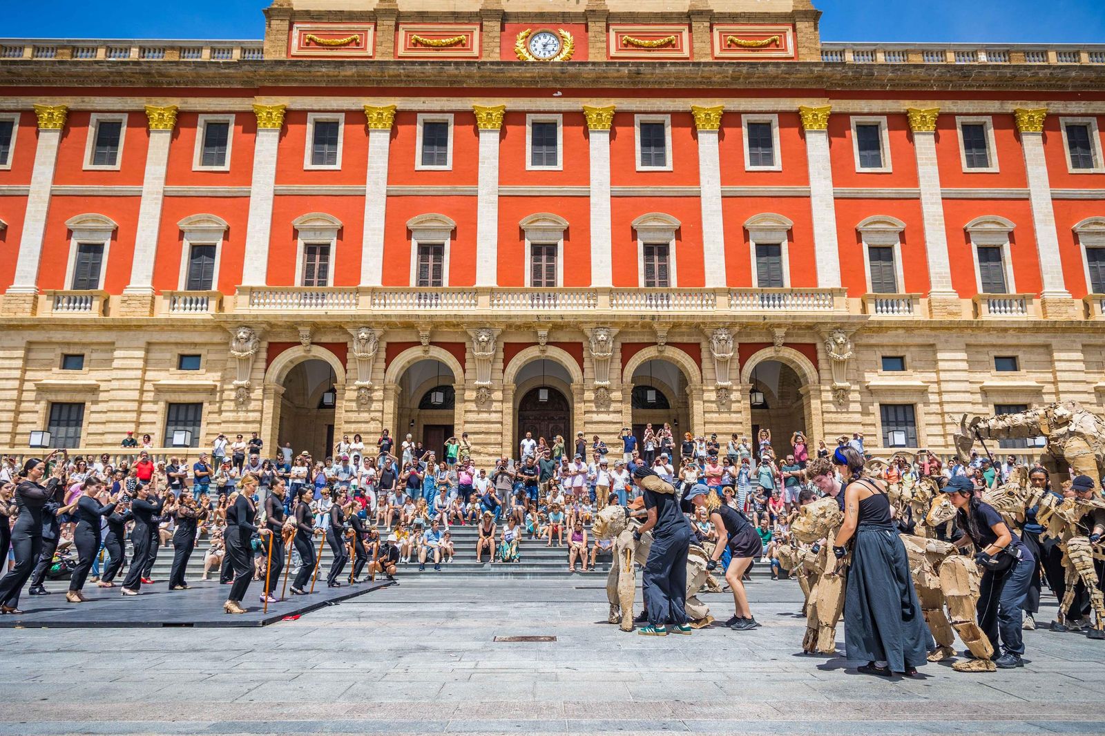 Las imágenes de 'La estampida' en San Fernando