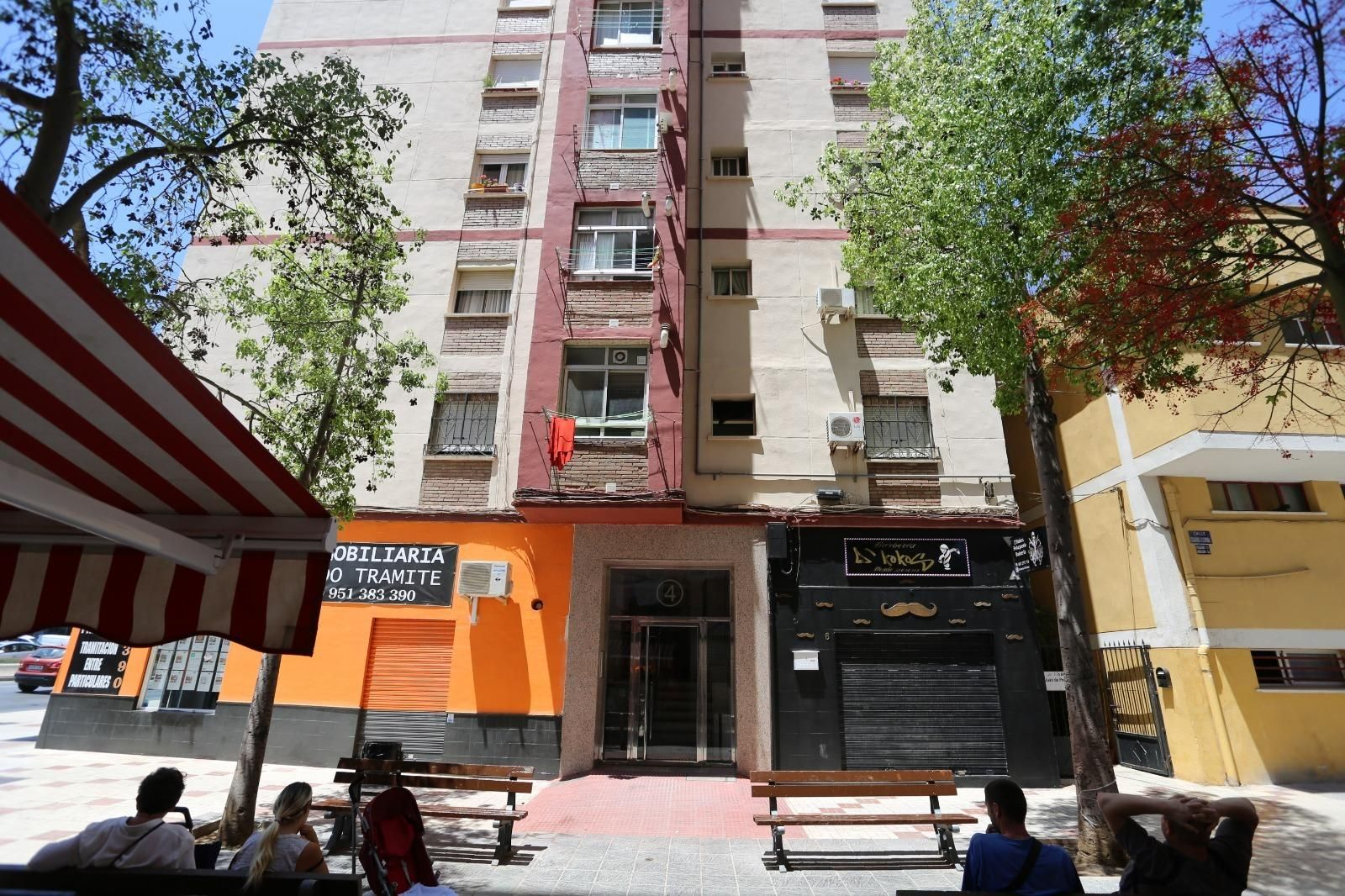 Bloque de viviendas en La Unión en el que tuvieron lugar los hechos. Bloque de viviendas en La Unión en el que tuvieron lugar los hechos.