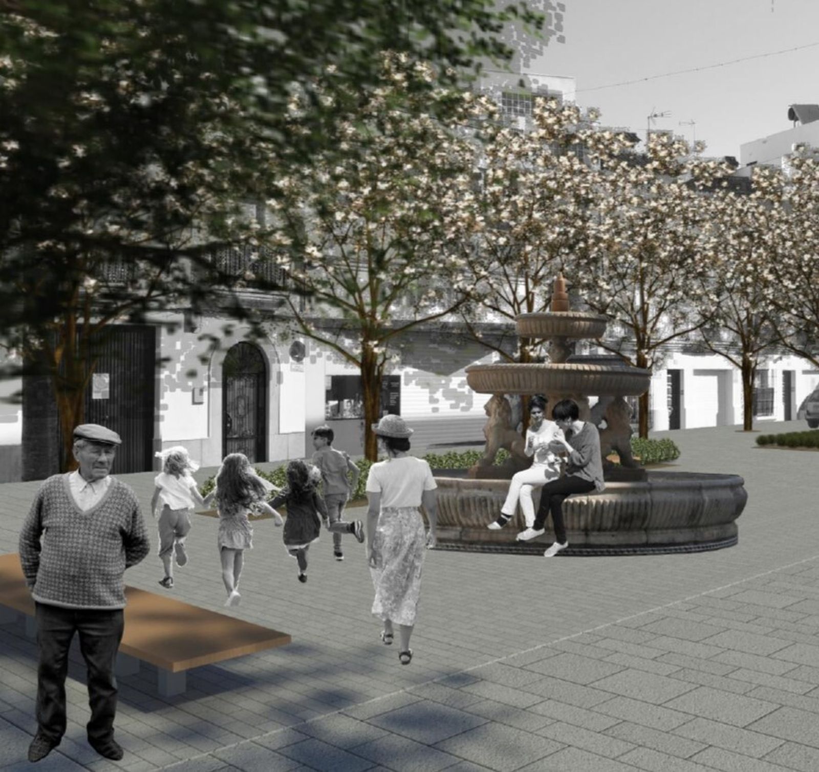 Montaje fotográfico con la futura fisonomía del proyecto.