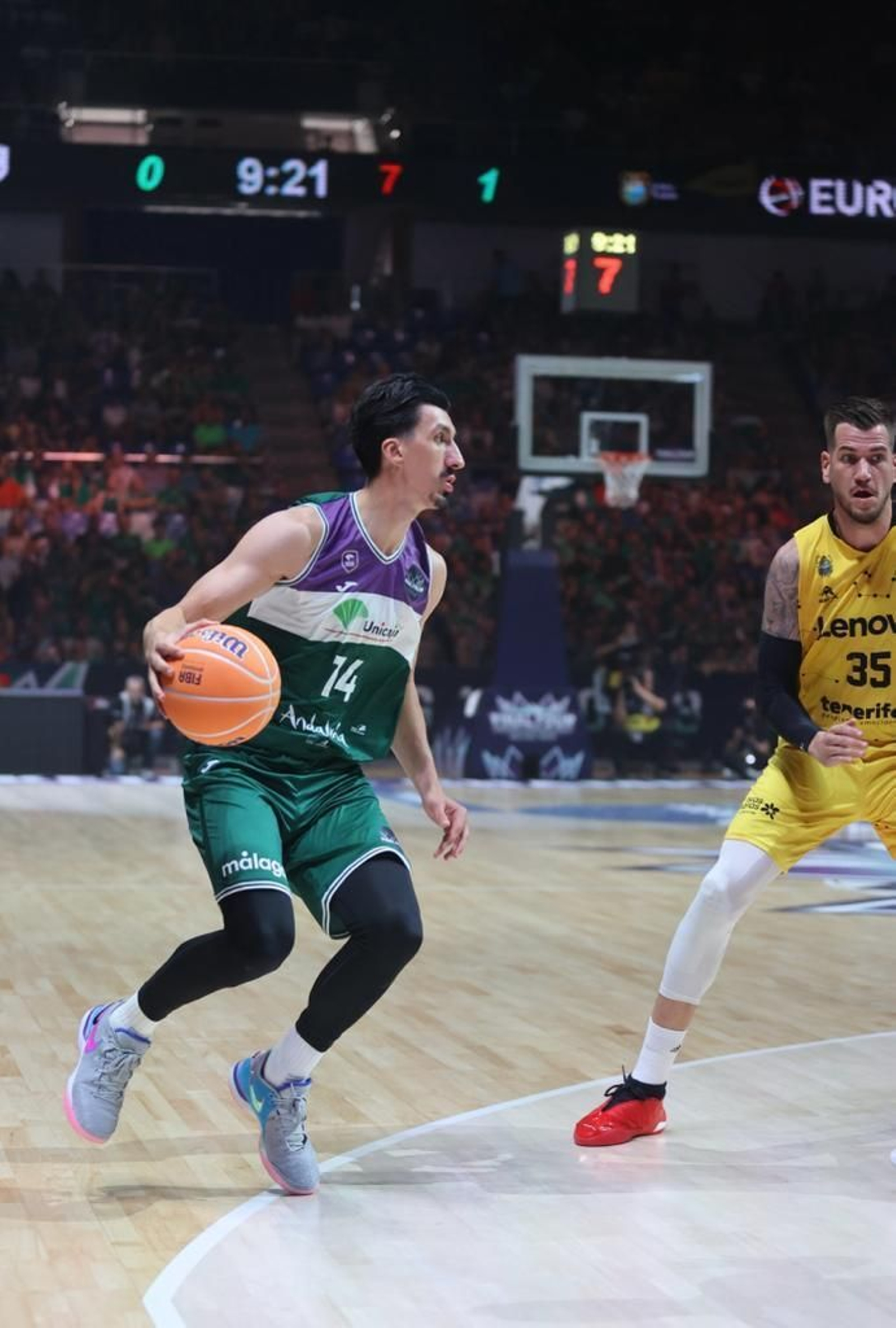 El Unicaja - Lenovo Tenerife, en fotos