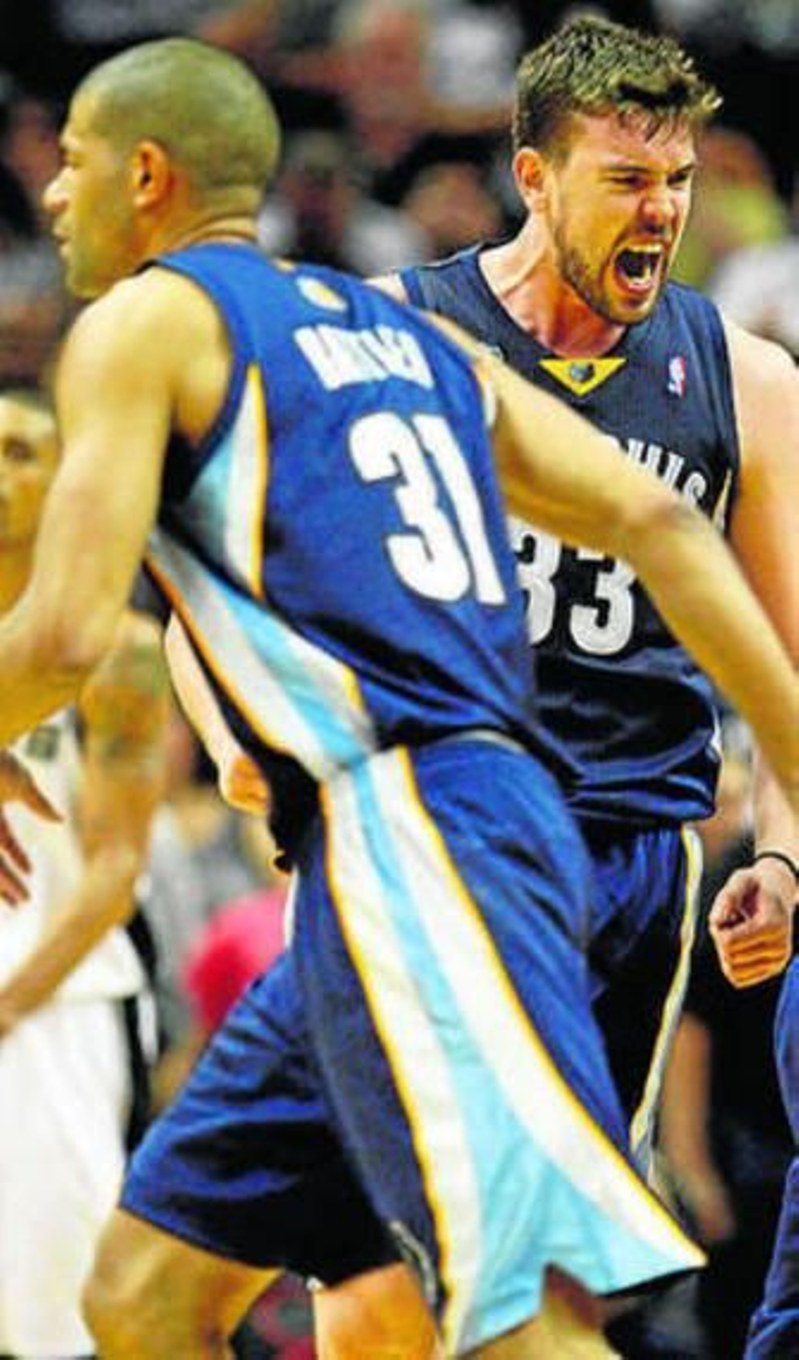 Marc Gasol y Shane Battier.