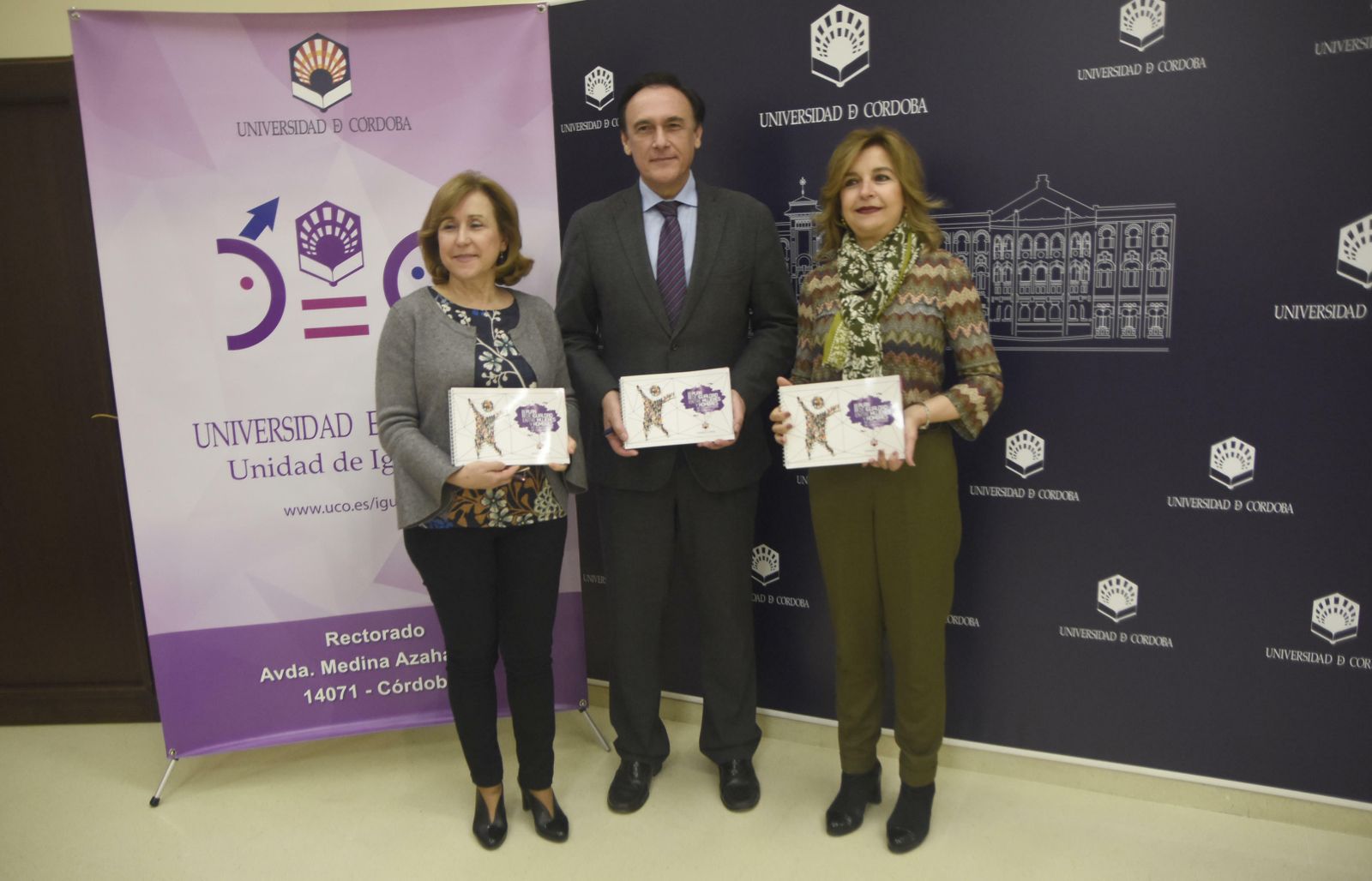 María Rosal, José Carlos Gómez Villamandos y Rosario Mérida .