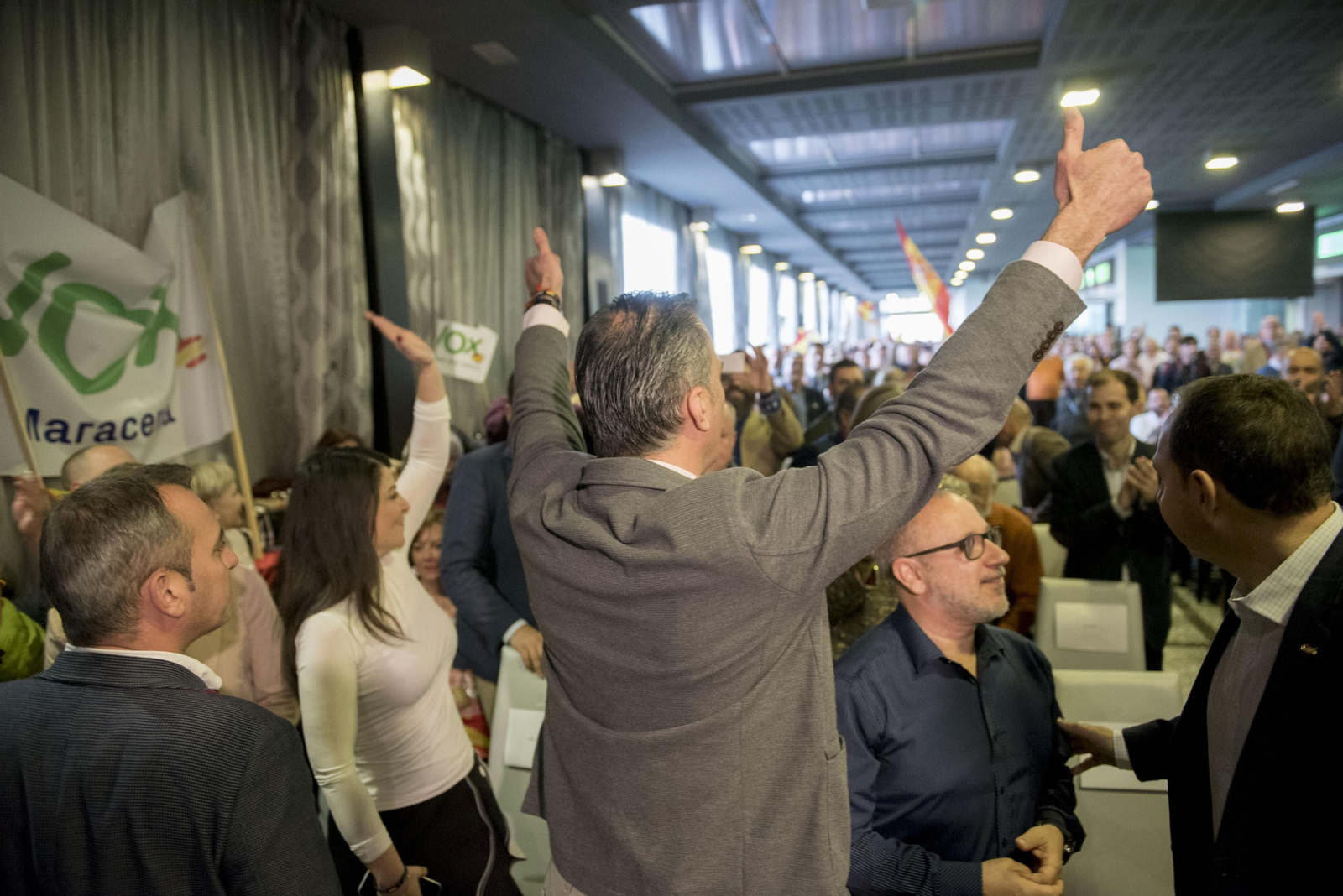 Imágenes del acto de Vox en Granada