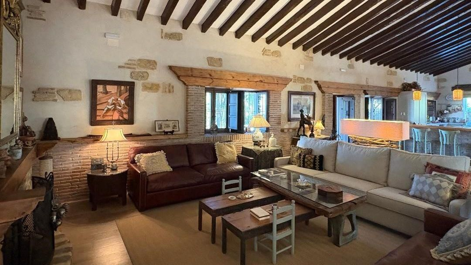 El salón de la vivienda.