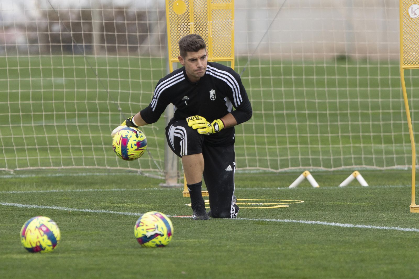 Las imágenes del entrenamiento del Granada CF
