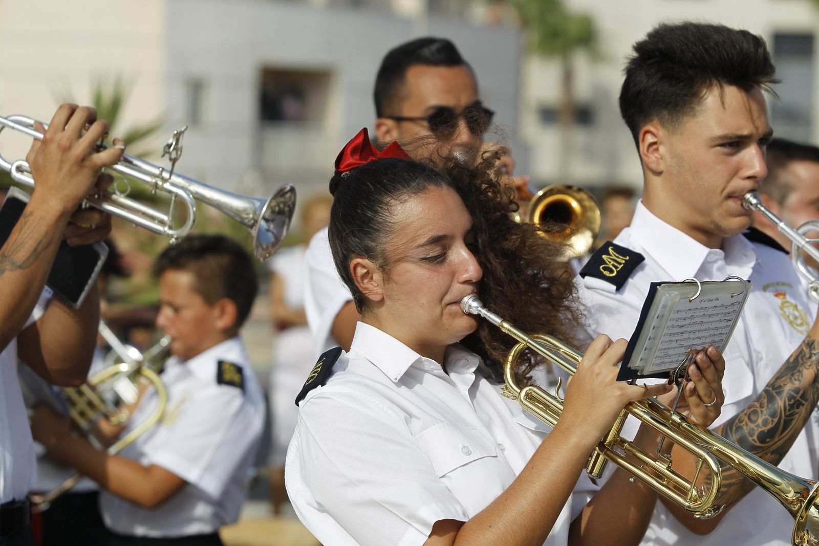Fotogalería cucaña y procesión Fiestas Santa Ana Roquetas de Mar