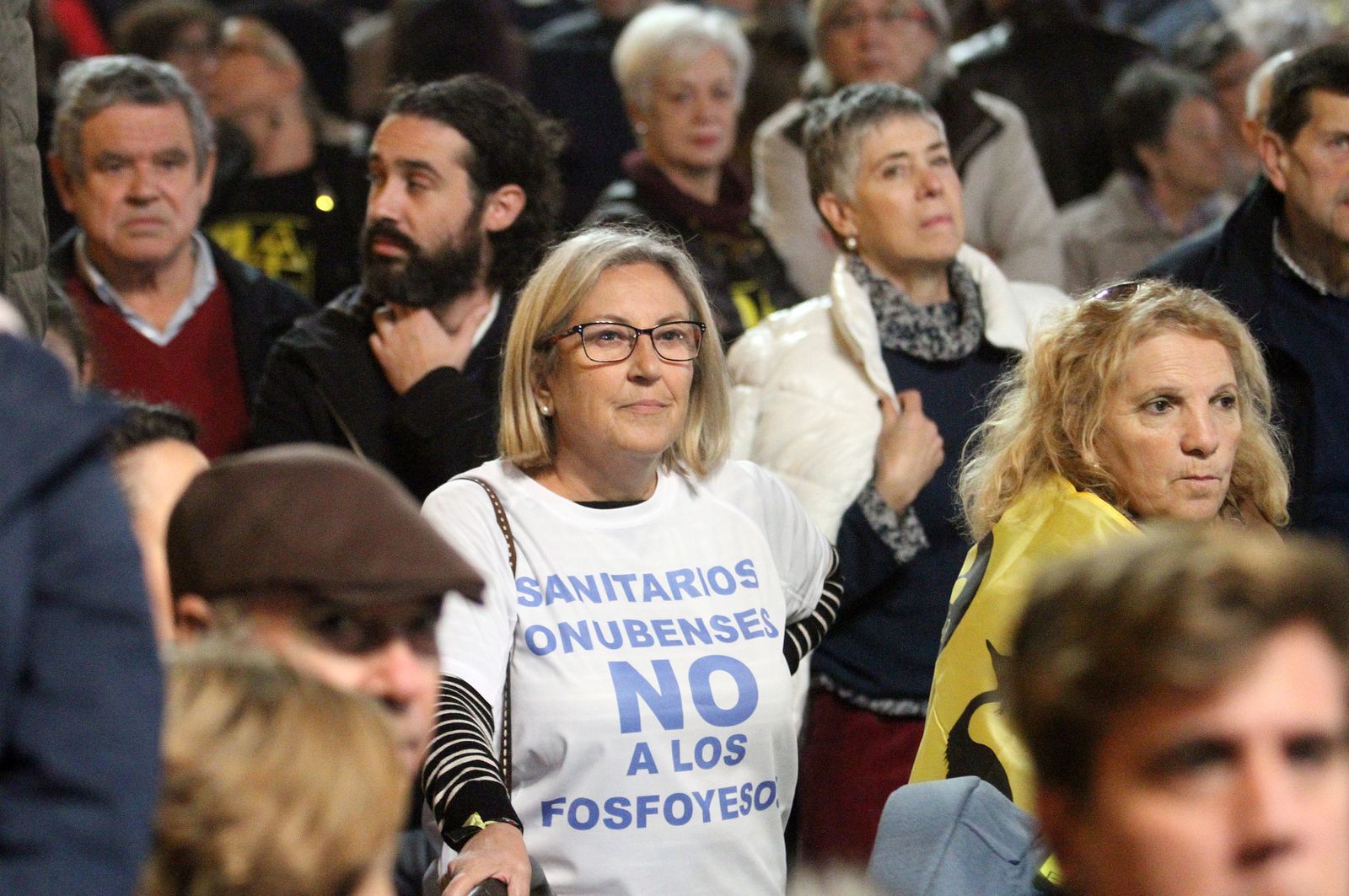 Imágenes de la manifestación contra los Fosfoyesos