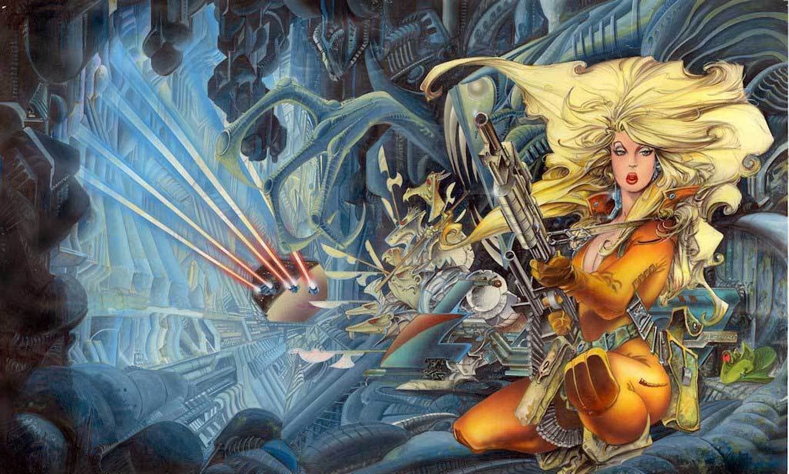 La popular Lorna, que fue publicada en todo el mundo.