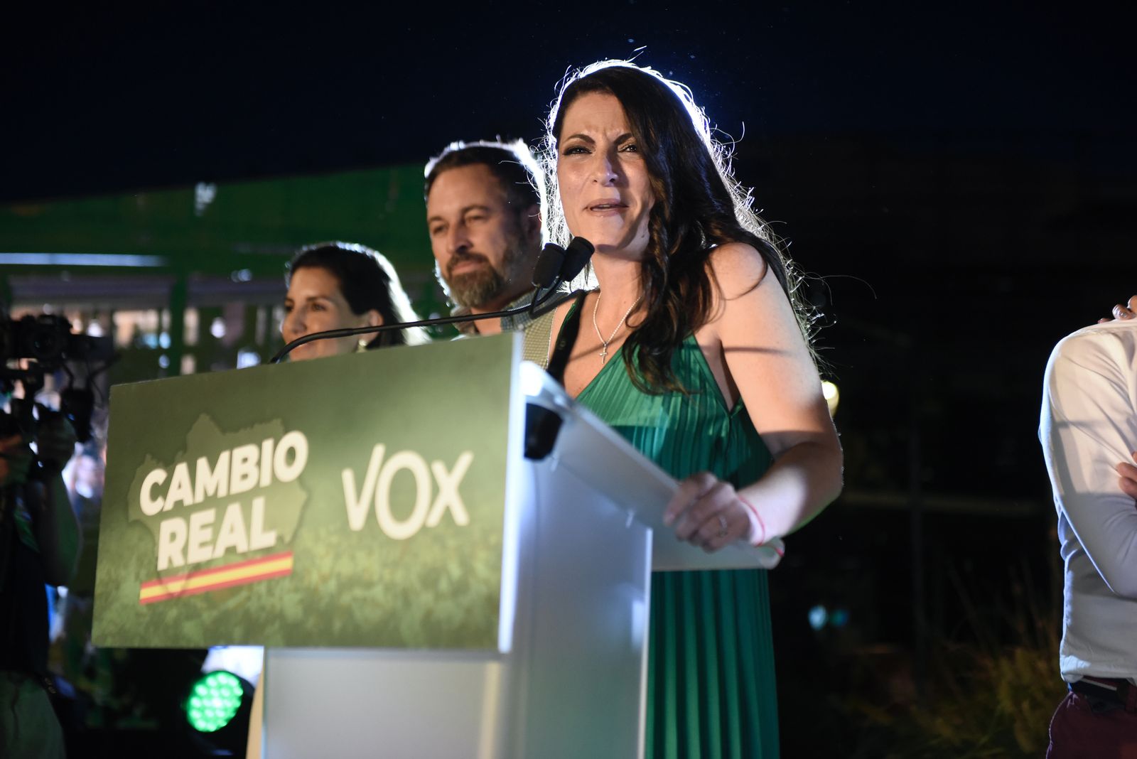 Las imágenes de la noche electoral de Vox