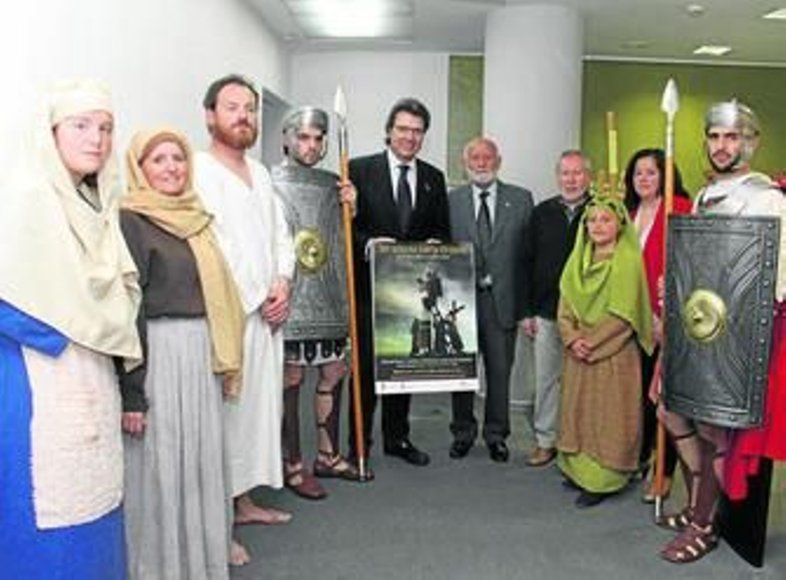 La nueva edición de la Pasión viviente se presentó ayer en la Diputación provincial.