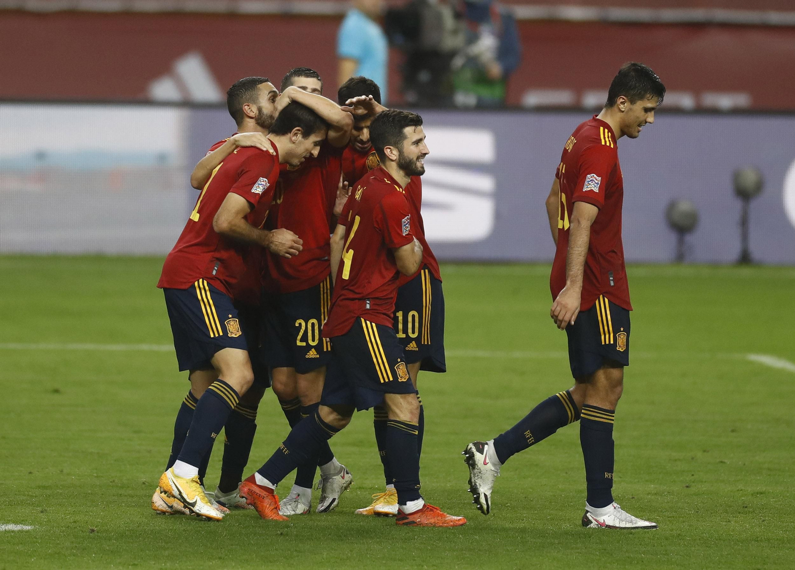 España-Alemania, en imágenes