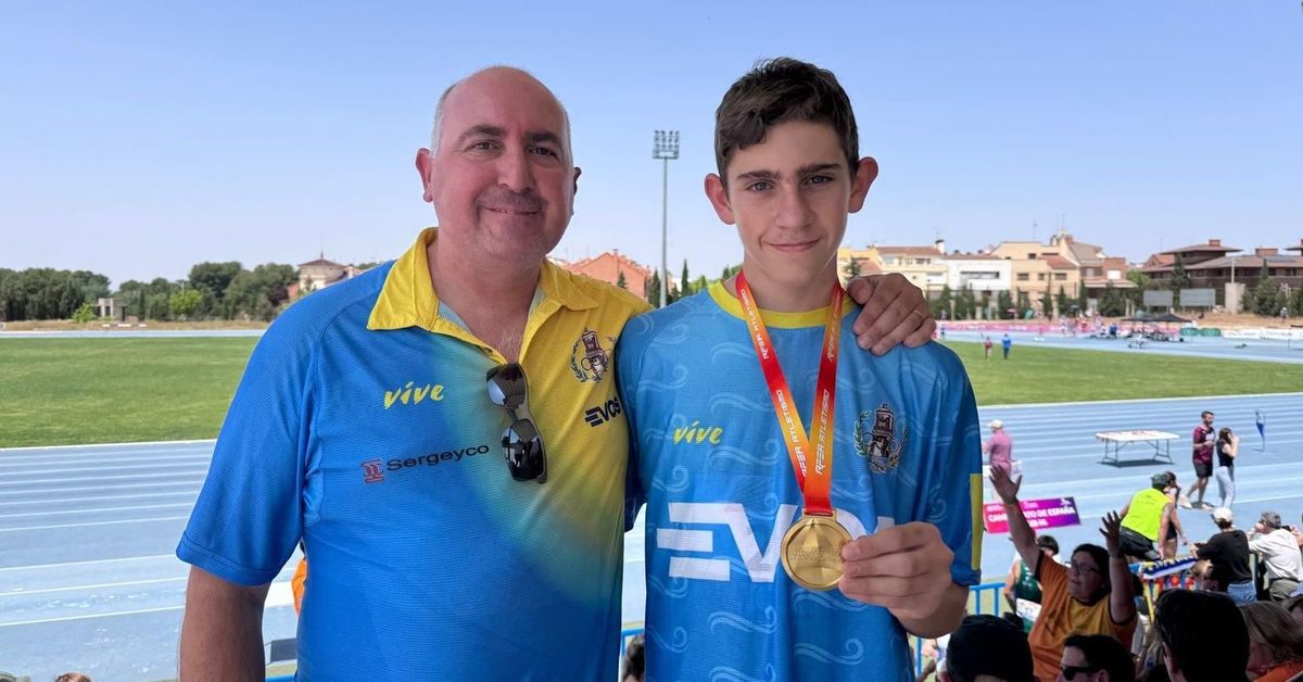 El algecireño Antonio Ángel Arjona, campeón de España sub-14 de atletismo