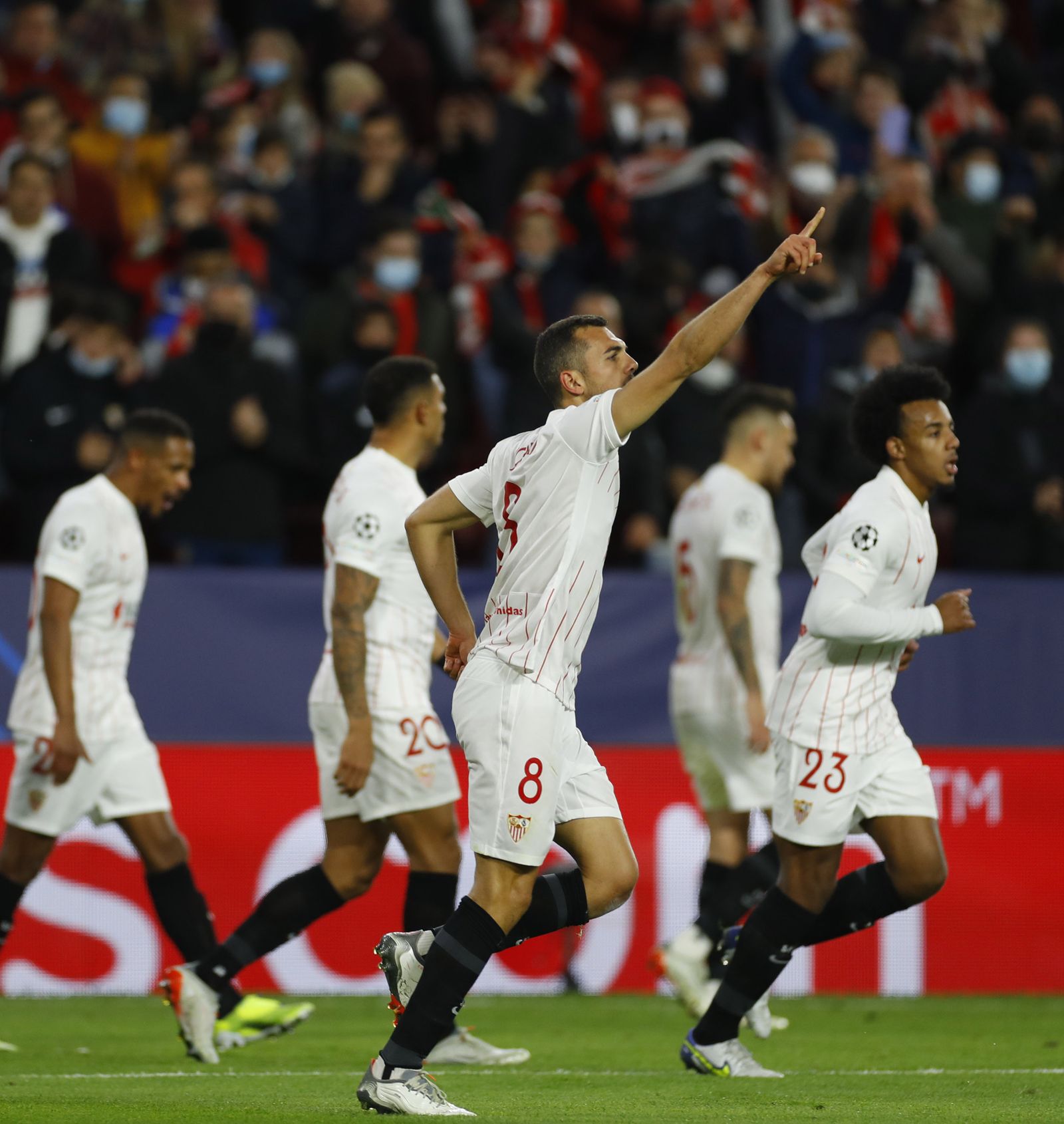 Las imágenes del Sevilla-Wolfsburgo